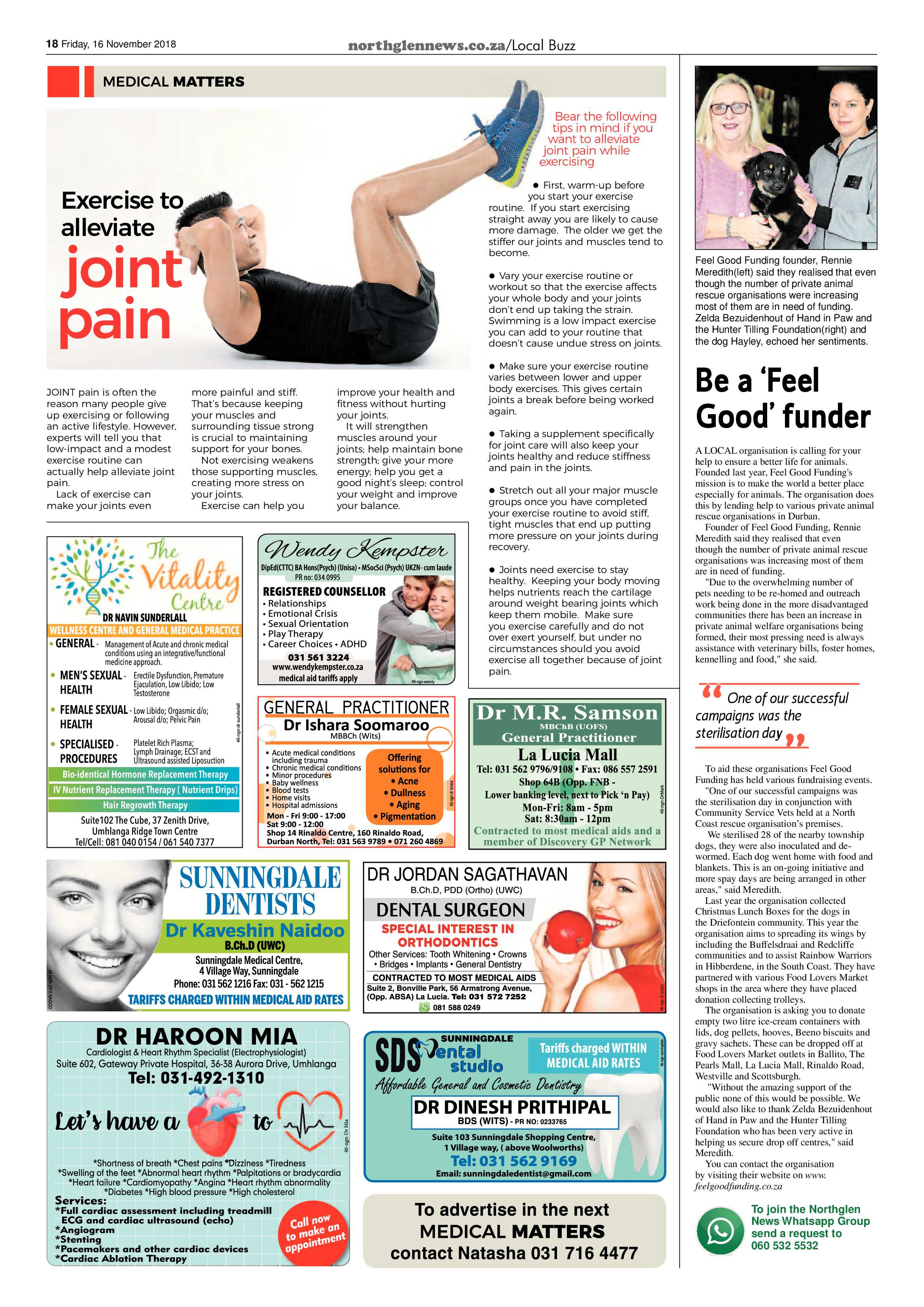 Northglen News 16 November 2018 page 18