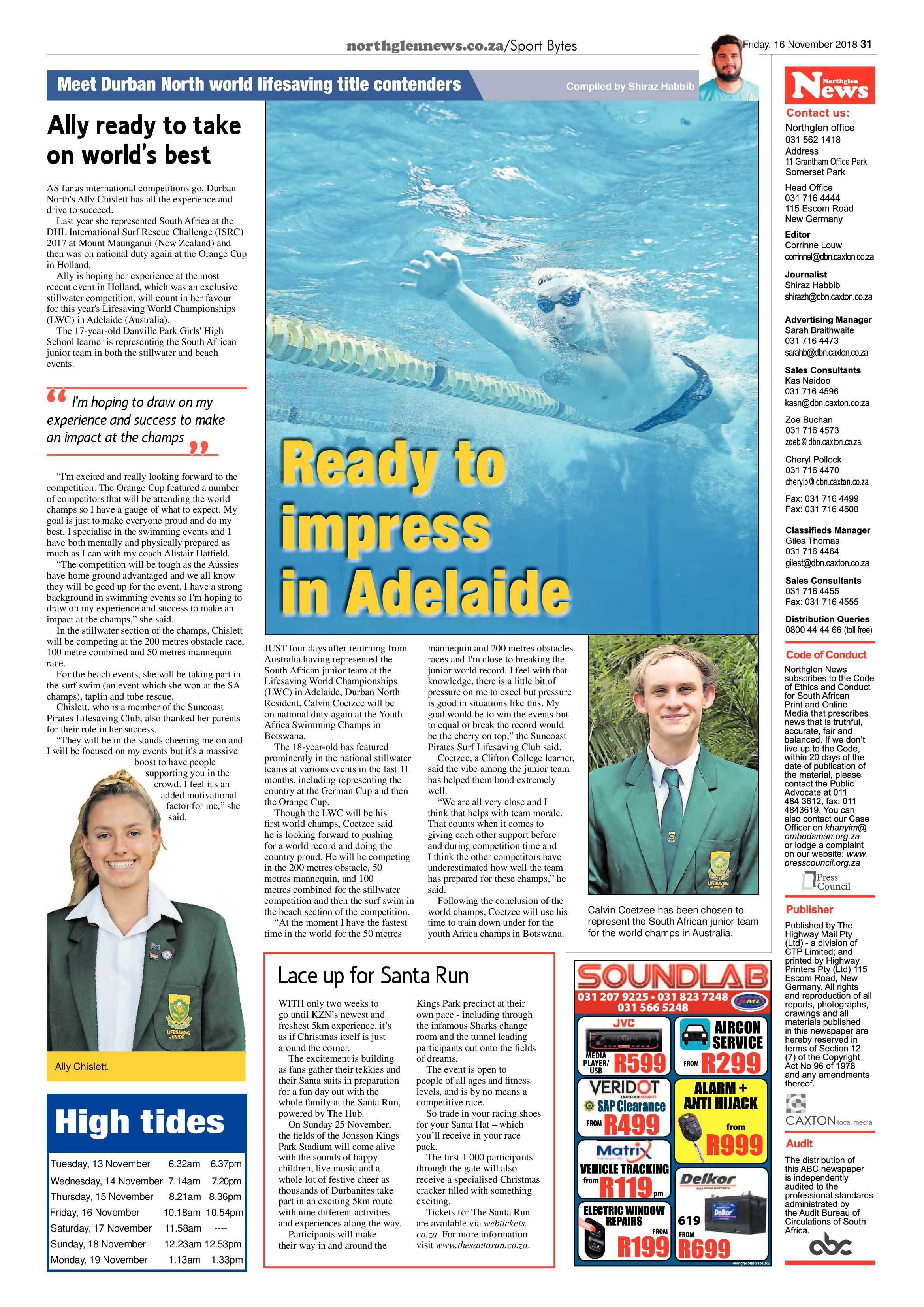 Northglen News 16 November 2018 page 31