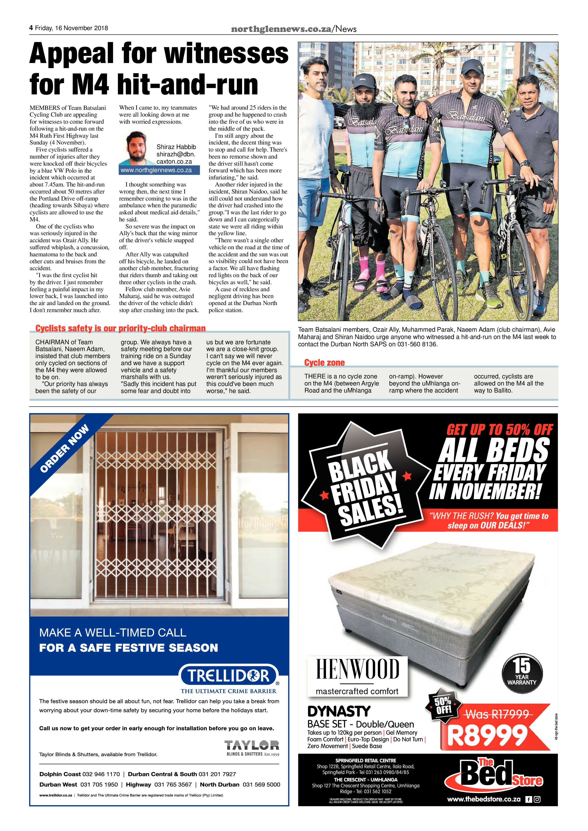 Northglen News 16 November 2018 page 4
