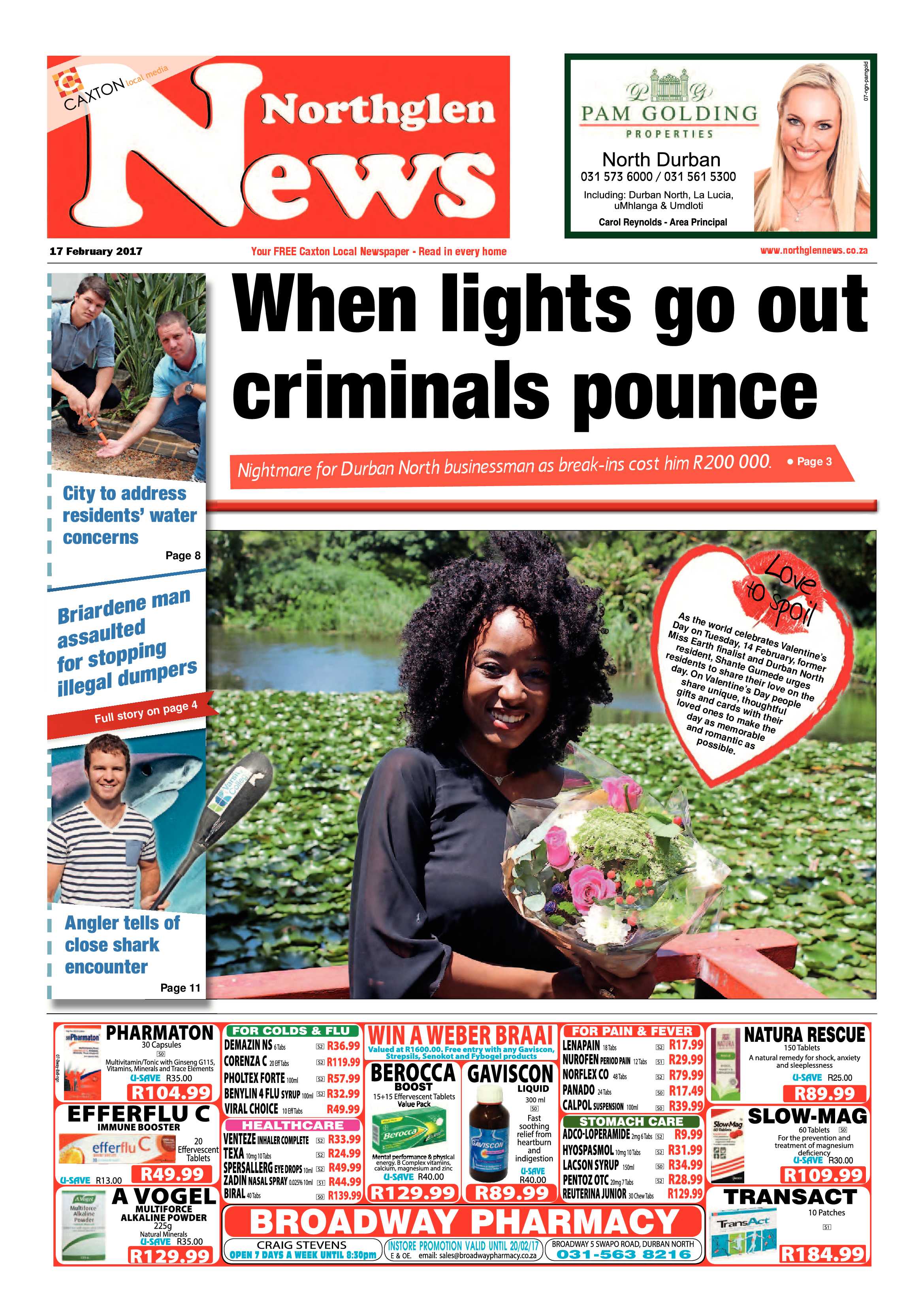 Northglen News 17 February 2017 page 1