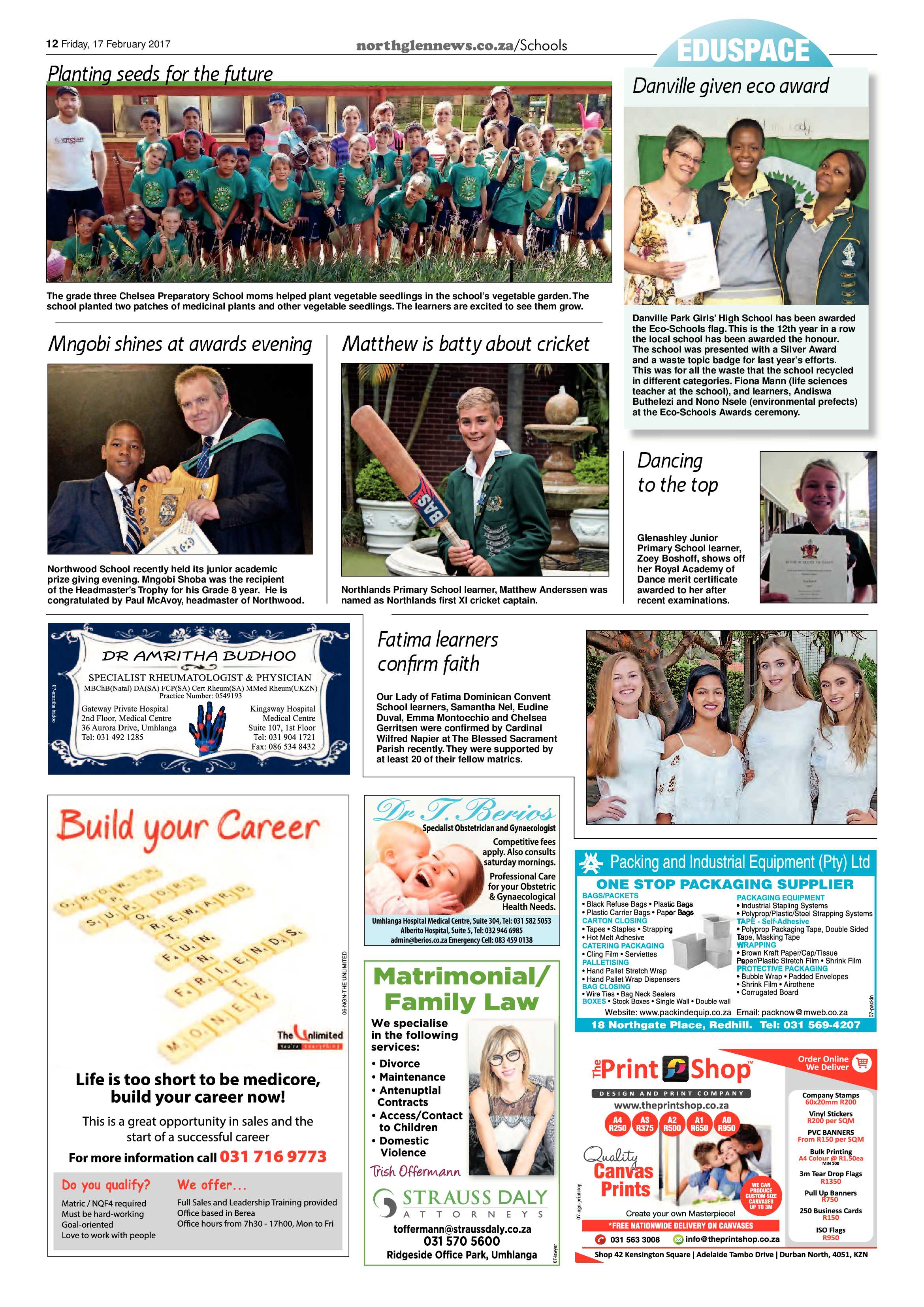 Northglen News 17 February 2017 page 12