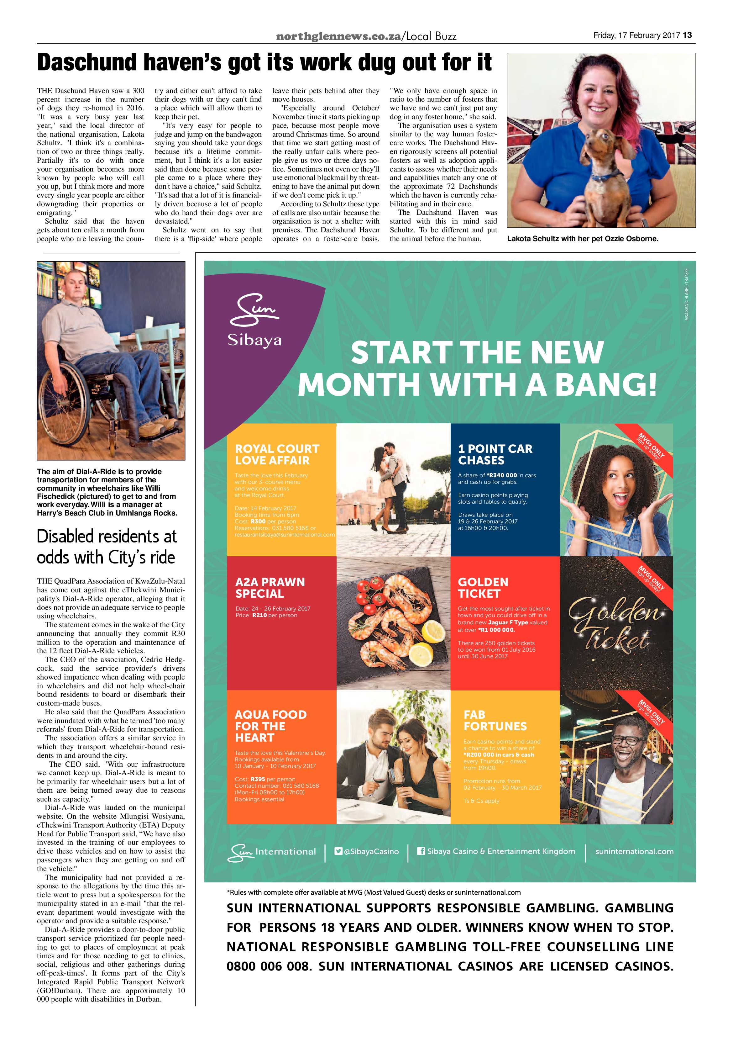 Northglen News 17 February 2017 page 13