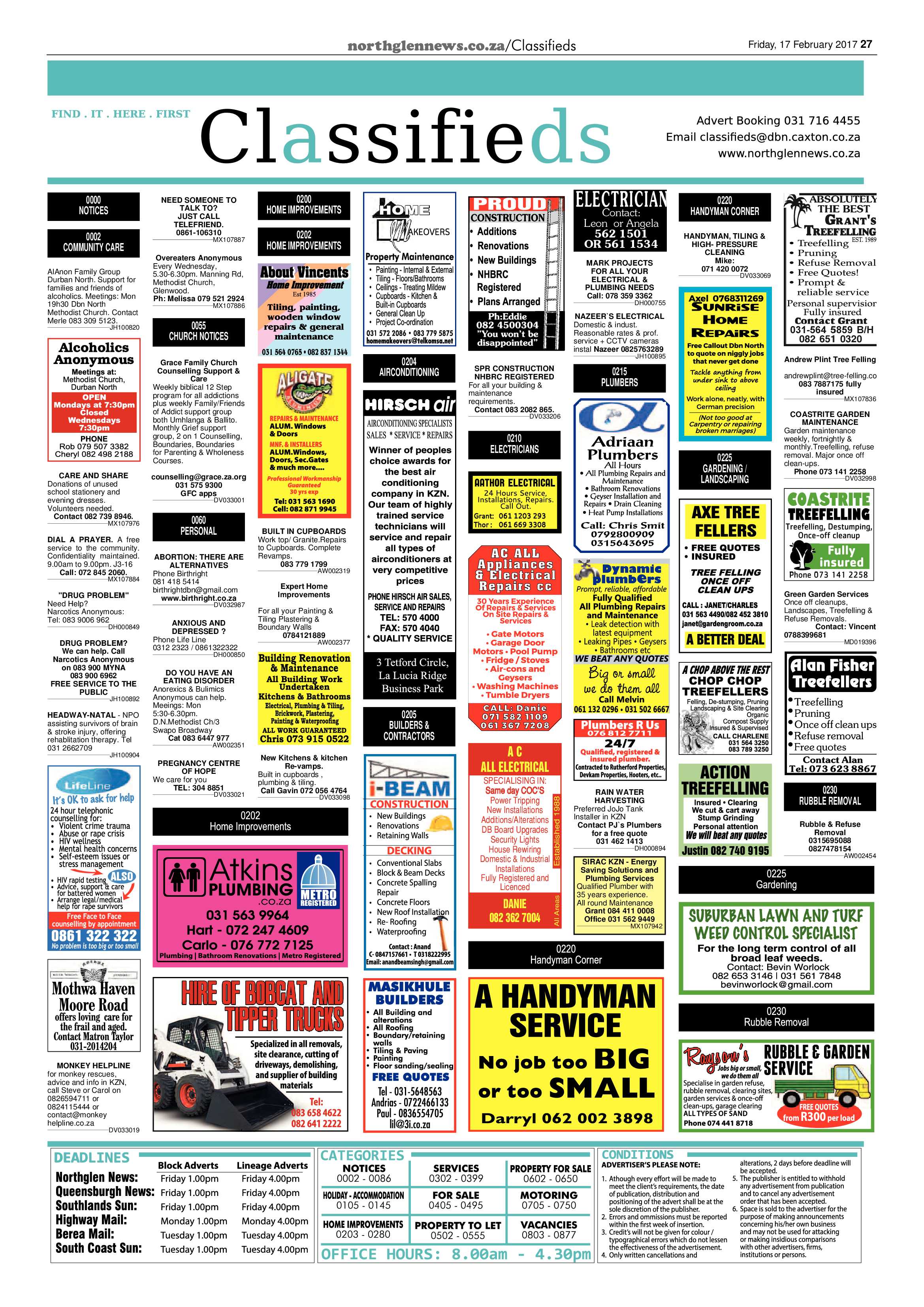 Northglen News 17 February 2017 page 27