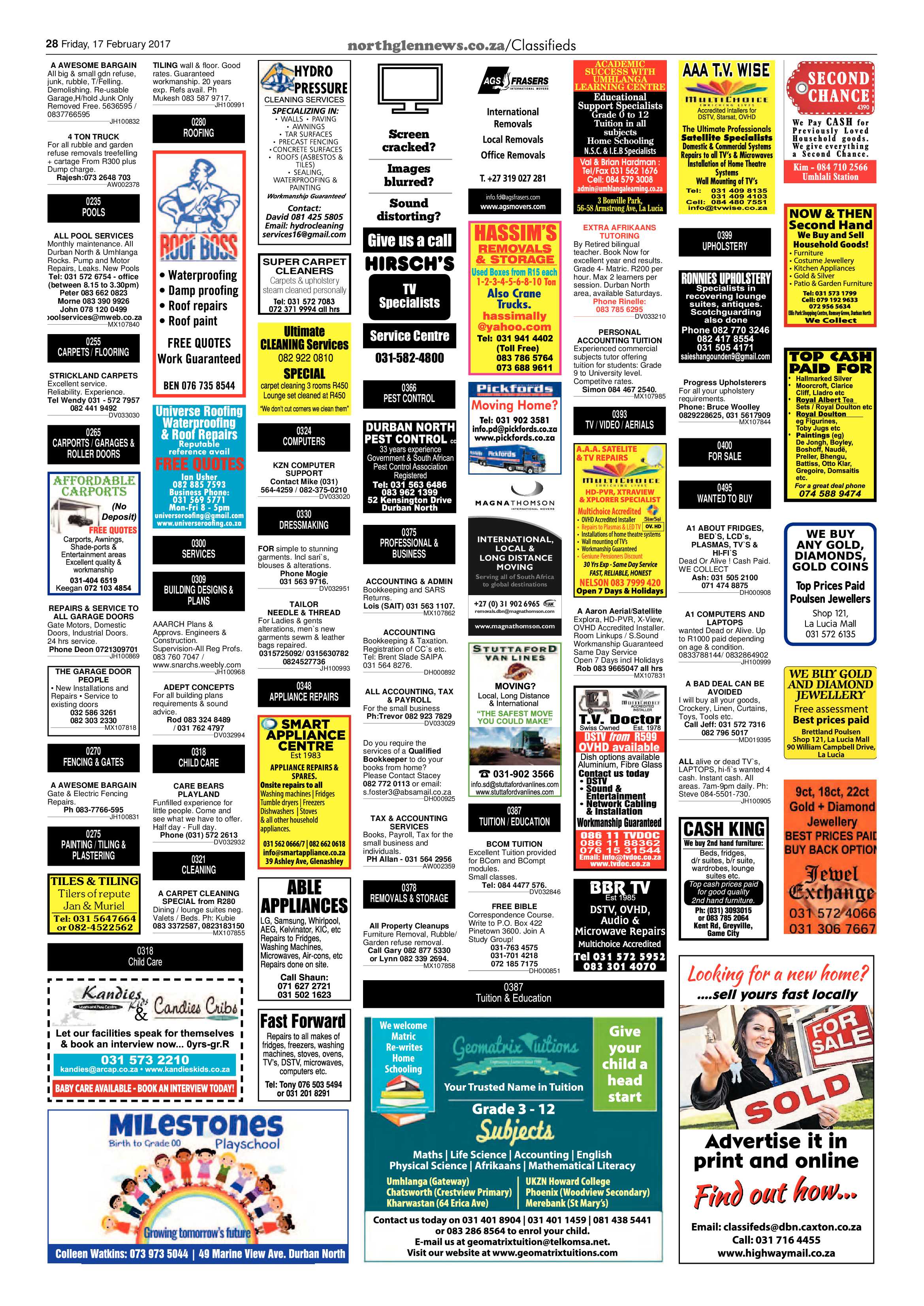 Northglen News 17 February 2017 page 28