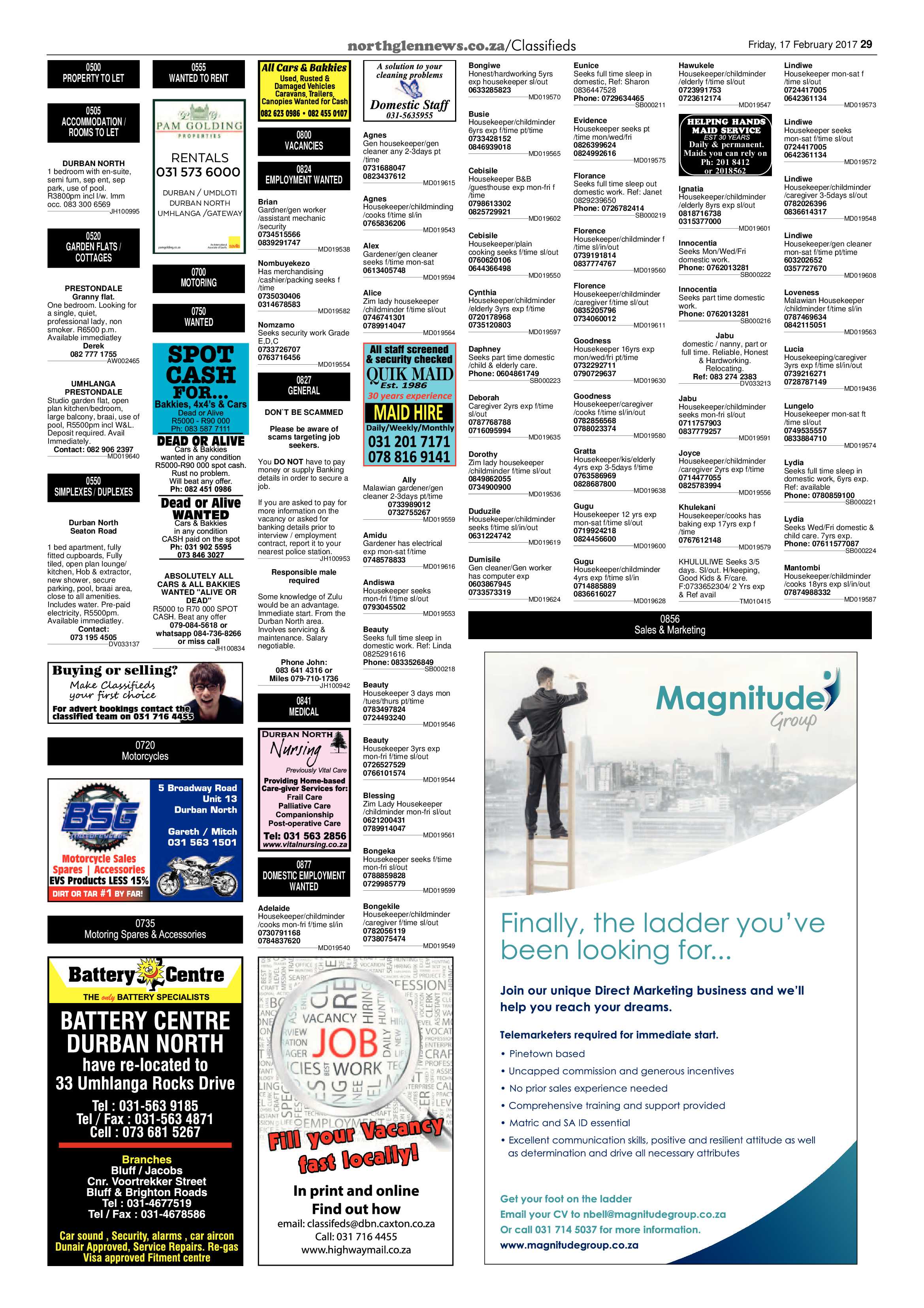 Northglen News 17 February 2017 page 29