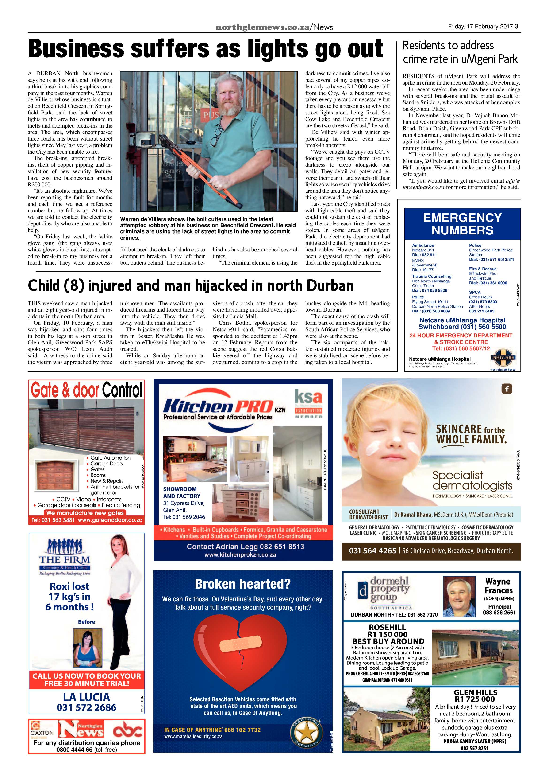 Northglen News 17 February 2017 page 3