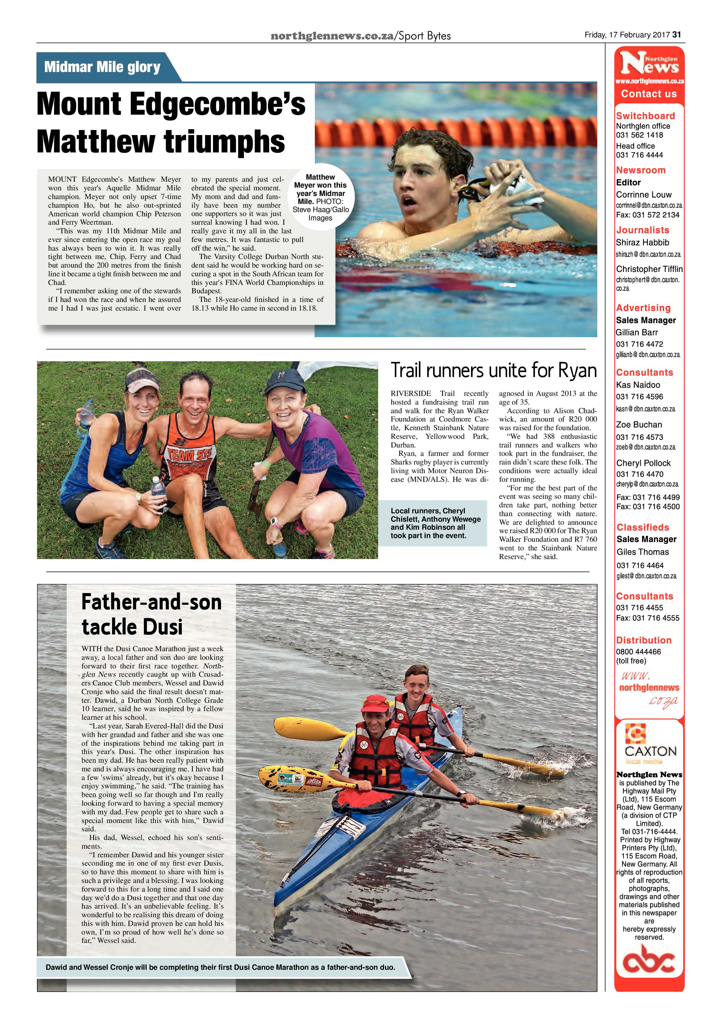 Northglen News 17 February 2017 page 31