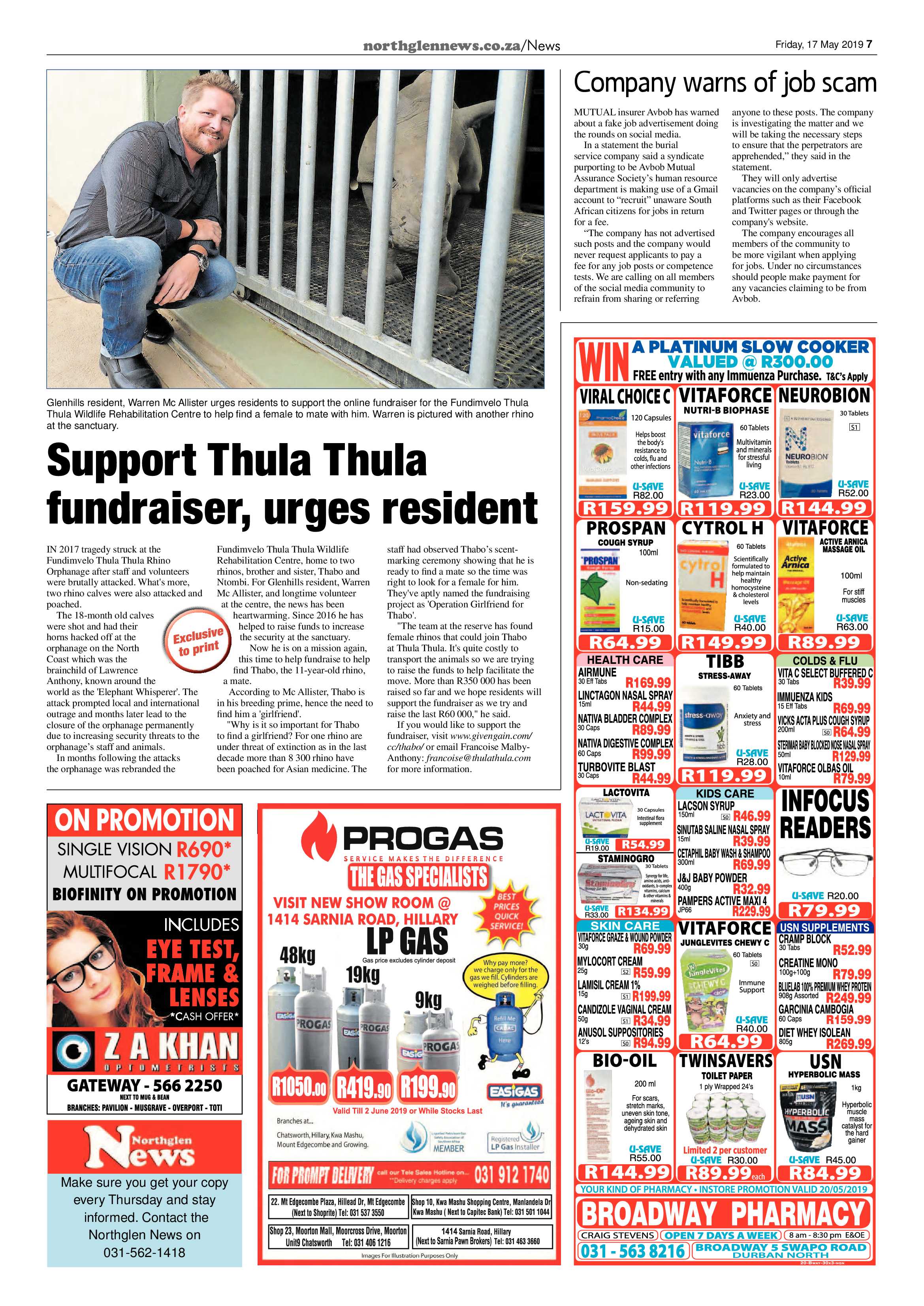 Northglen News 17 May 2019 page 7
