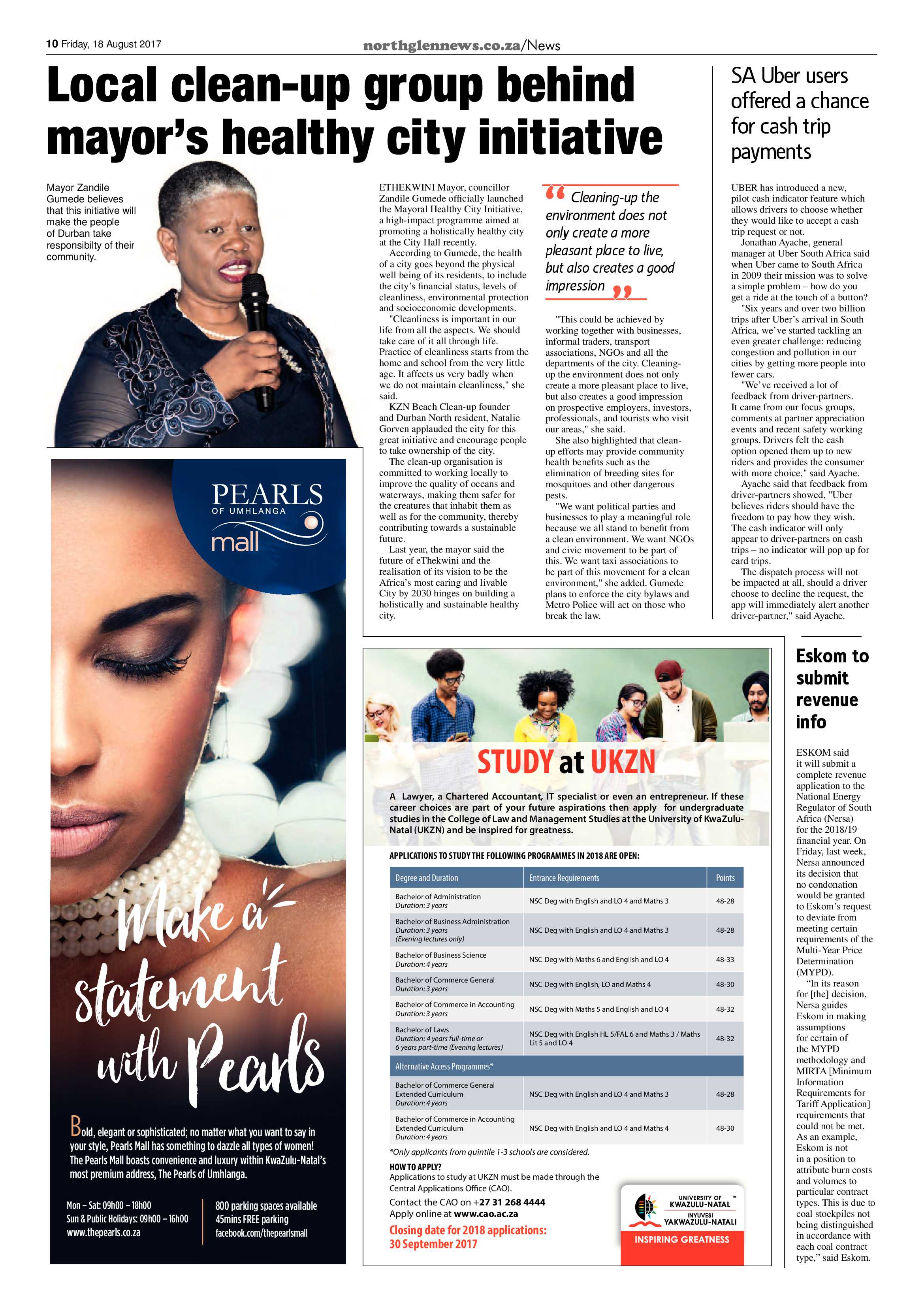 Northglen News 18 August 2017 page 10