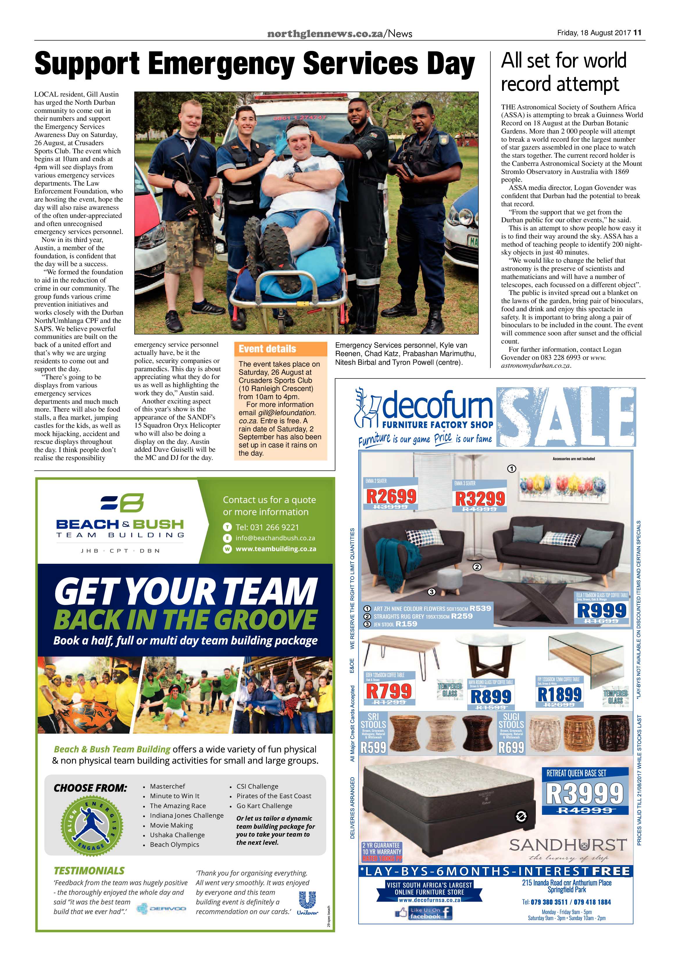 Northglen News 18 August 2017 page 11