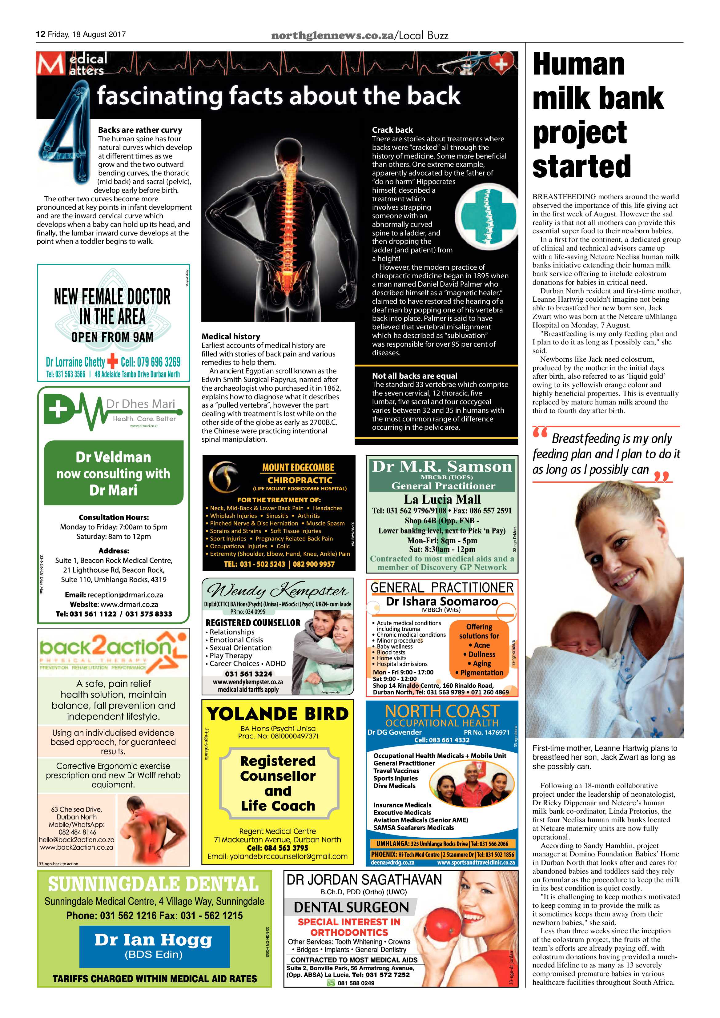 Northglen News 18 August 2017 page 12