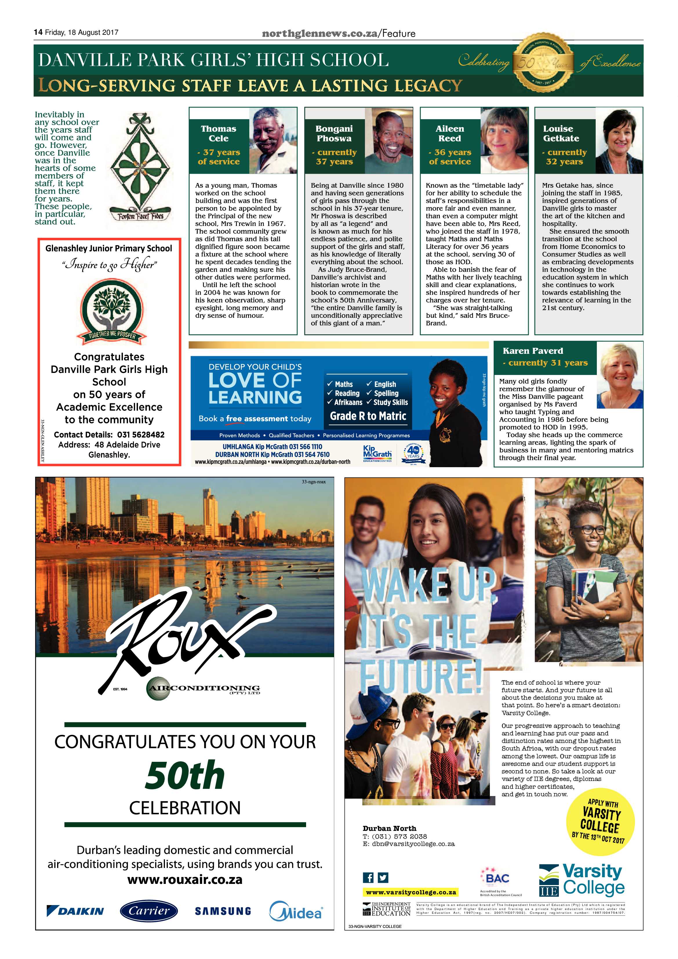 Northglen News 18 August 2017 page 14