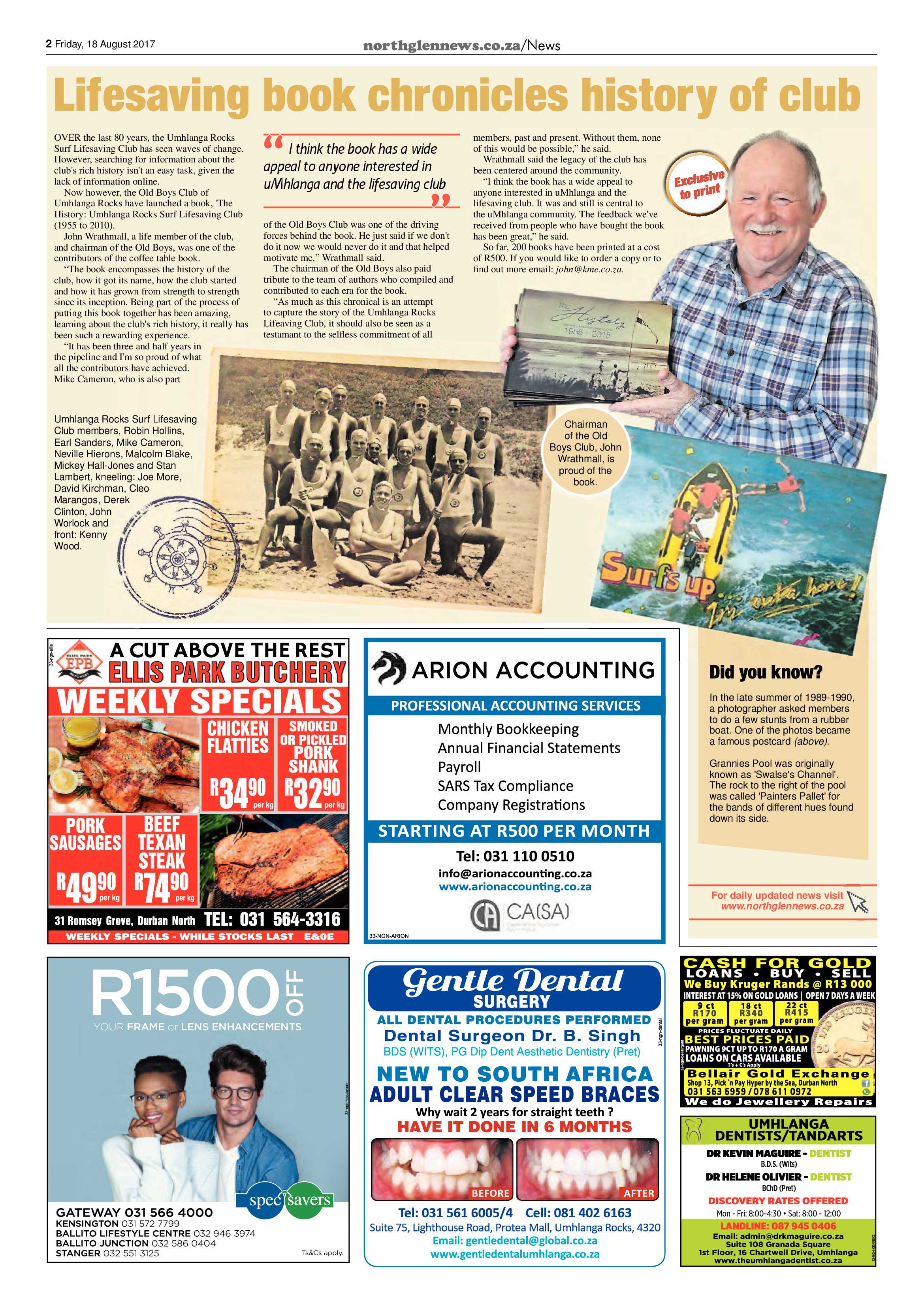 Northglen News 18 August 2017 page 2