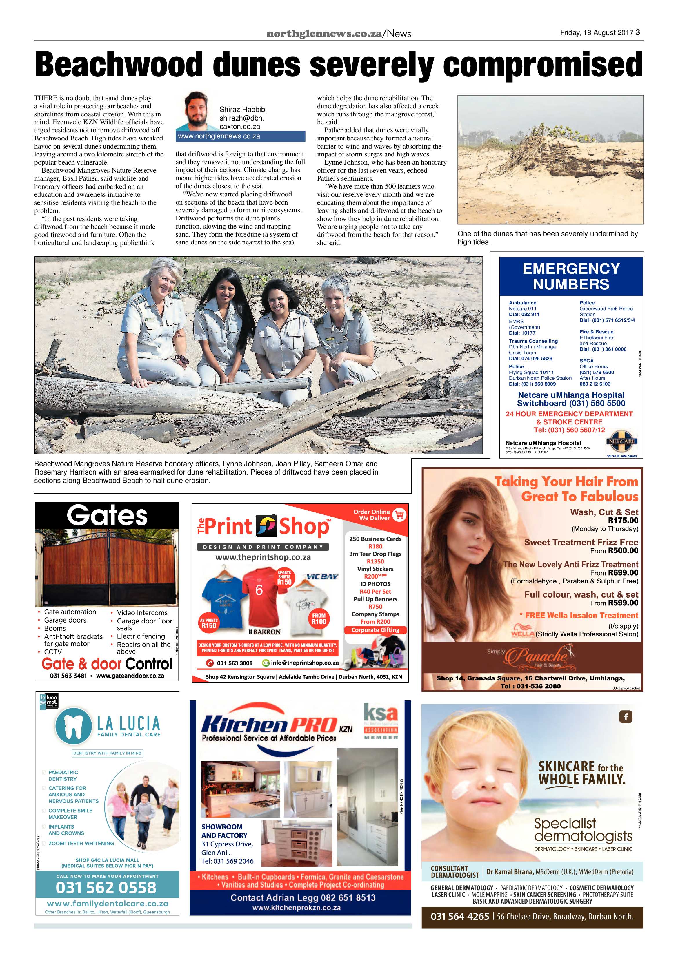 Northglen News 18 August 2017 page 3