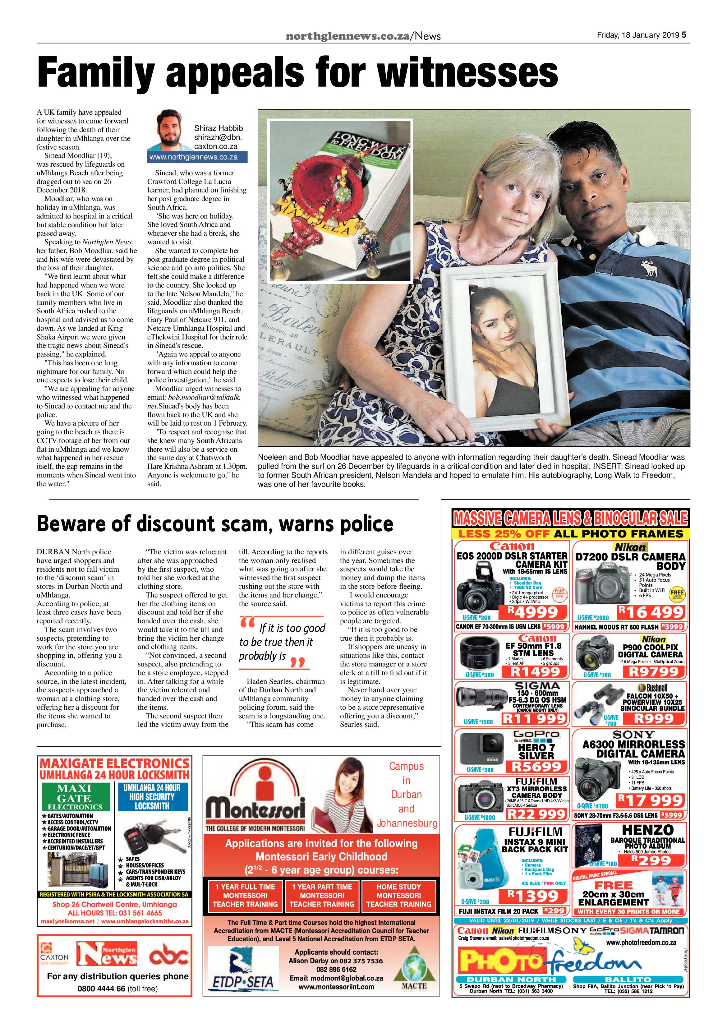 Northglen News 18 January 2019 page 5