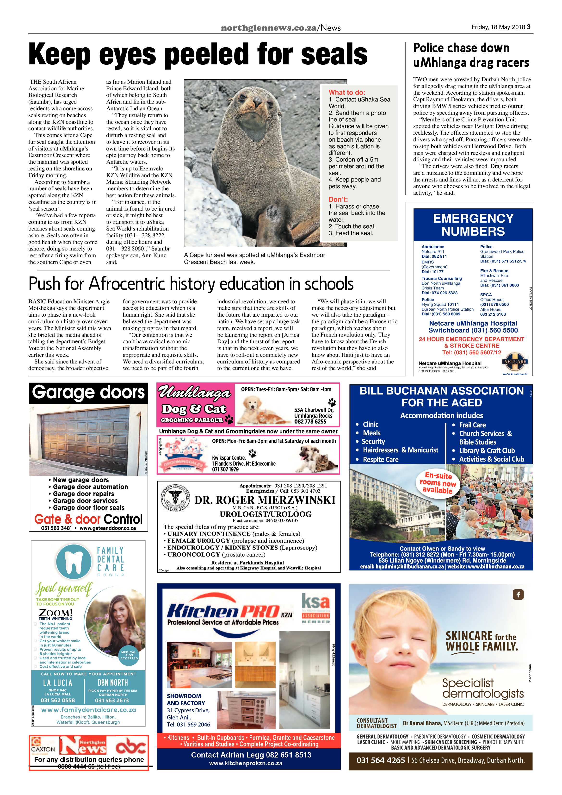 Northglen News 18 May 2018 page 3