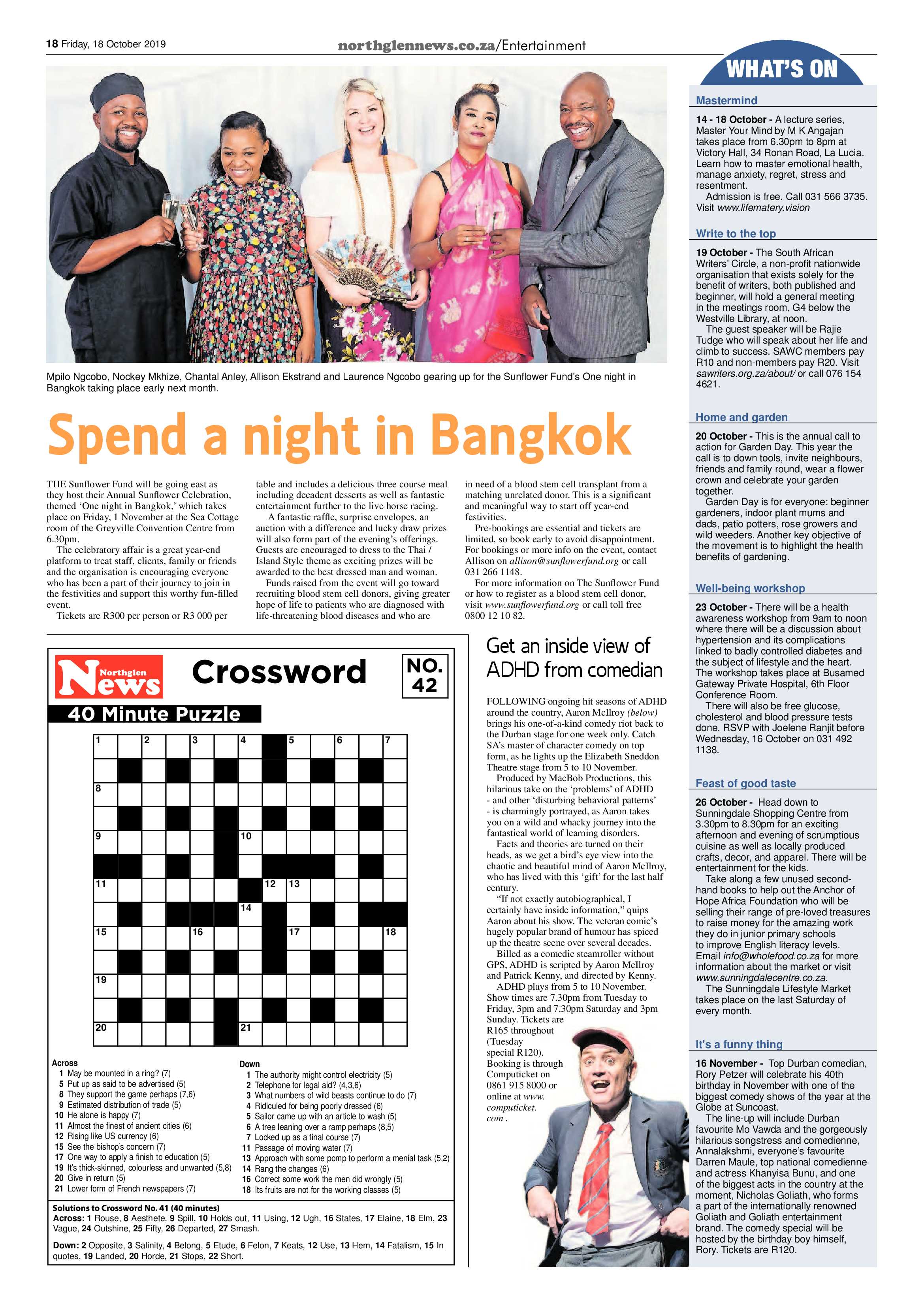 Northglen News 18 October 2019 page 18