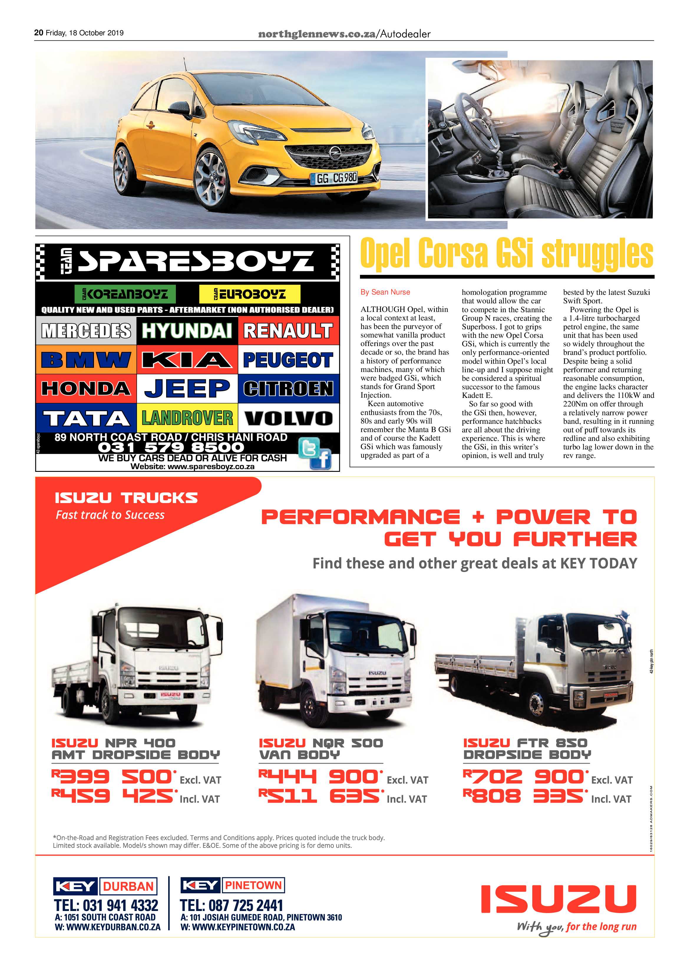 Northglen News 18 October 2019 page 20