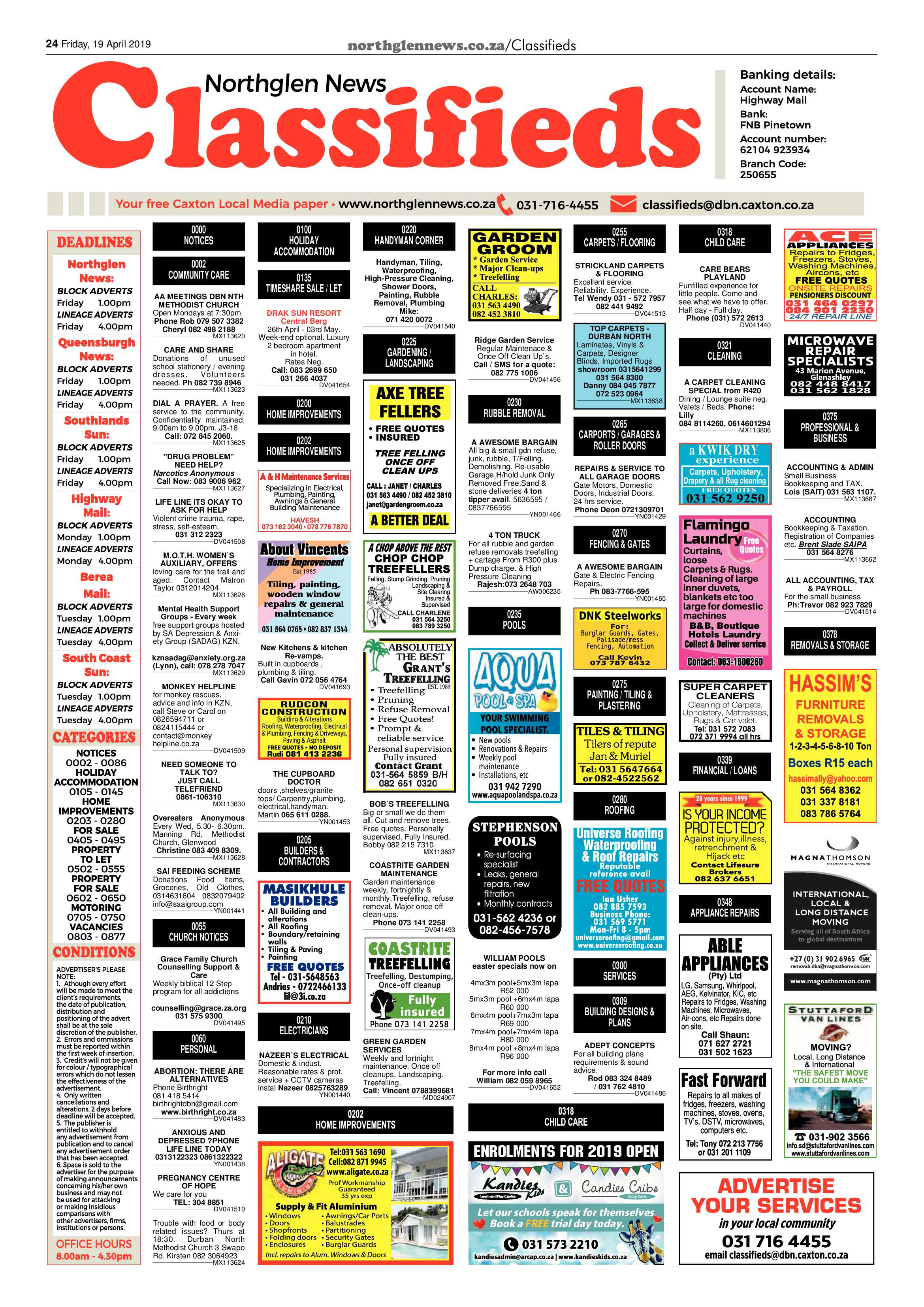 Northglen News 19 April 2019 page 24