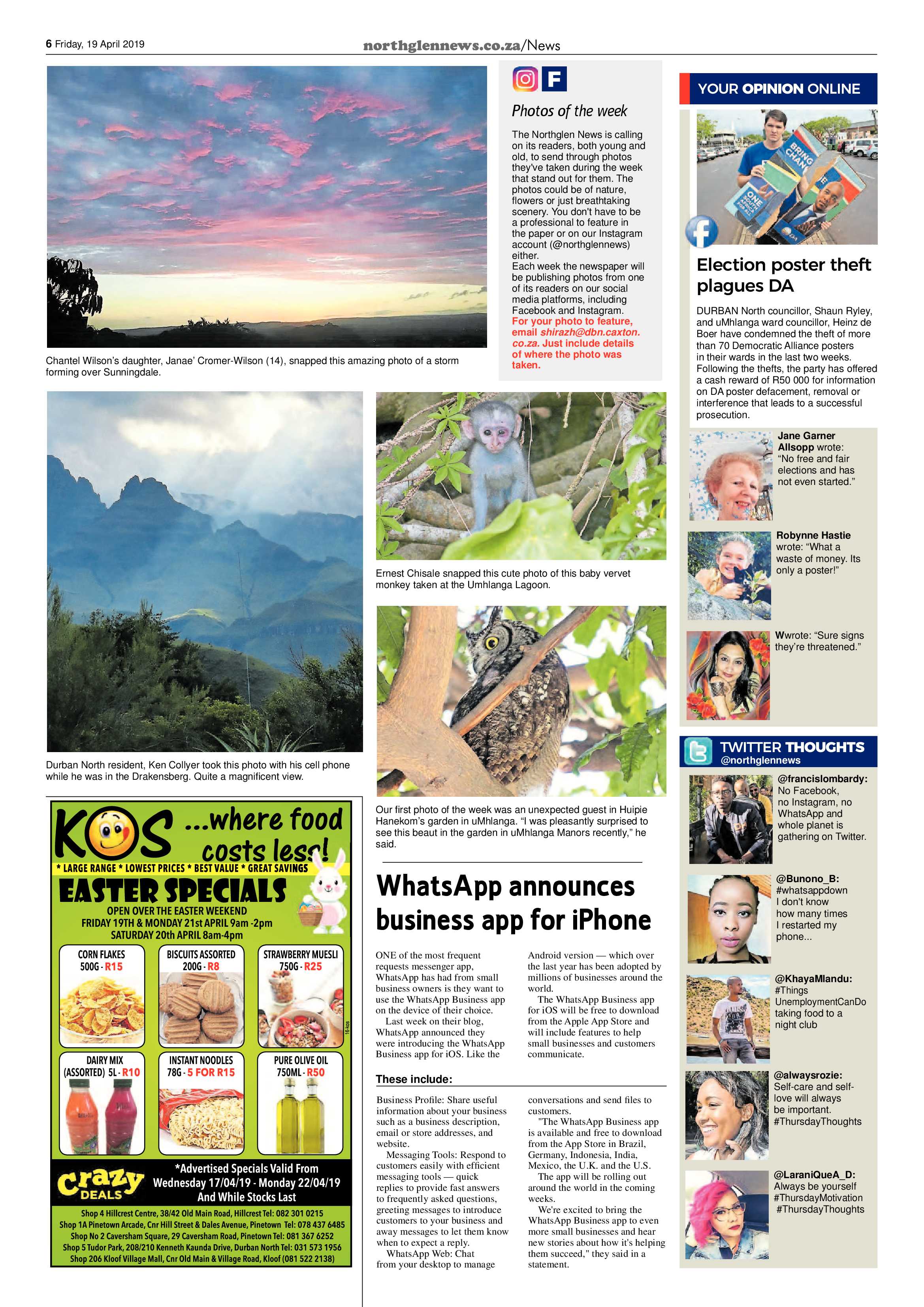 Northglen News 19 April 2019 page 6