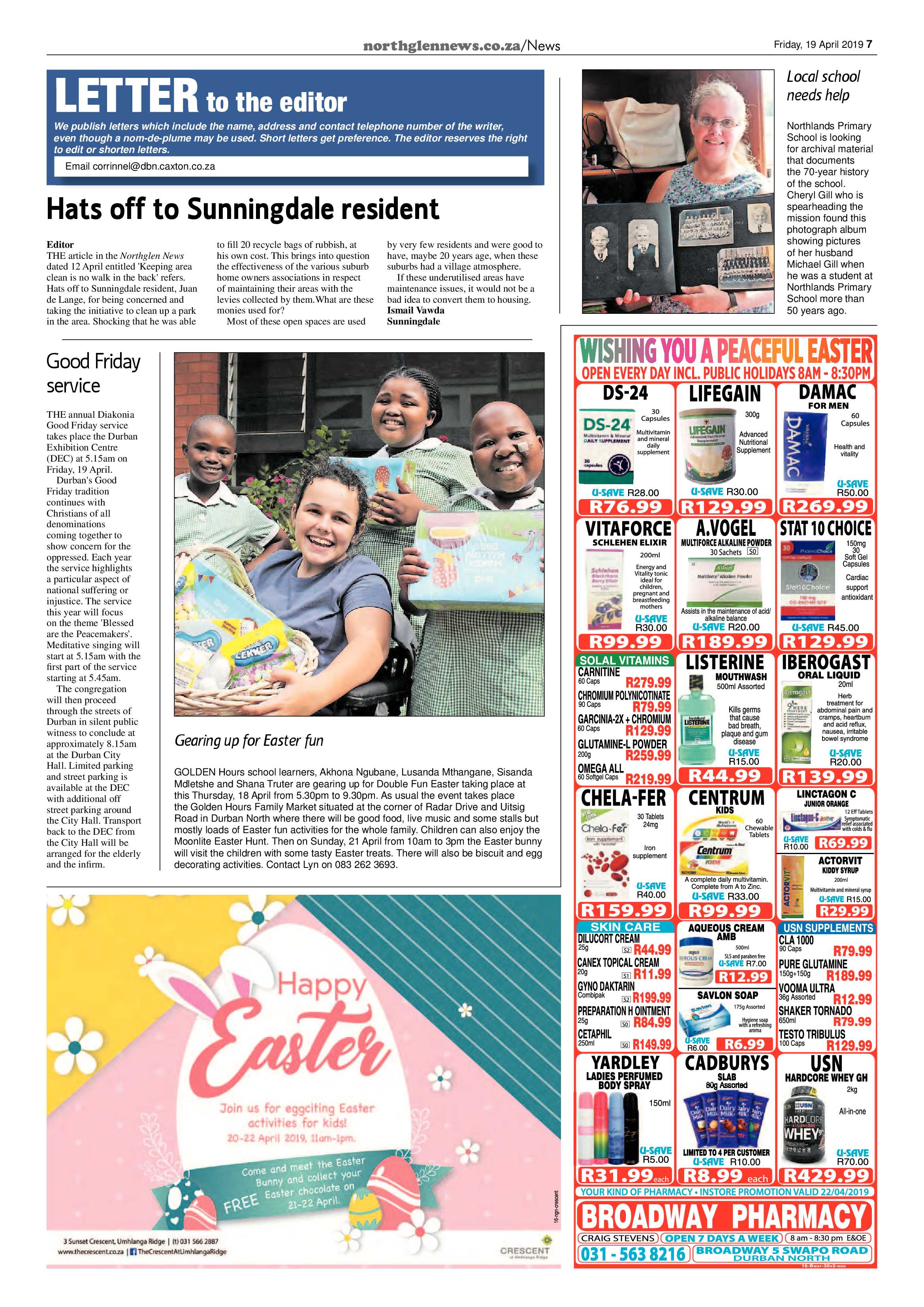 Northglen News 19 April 2019 page 7