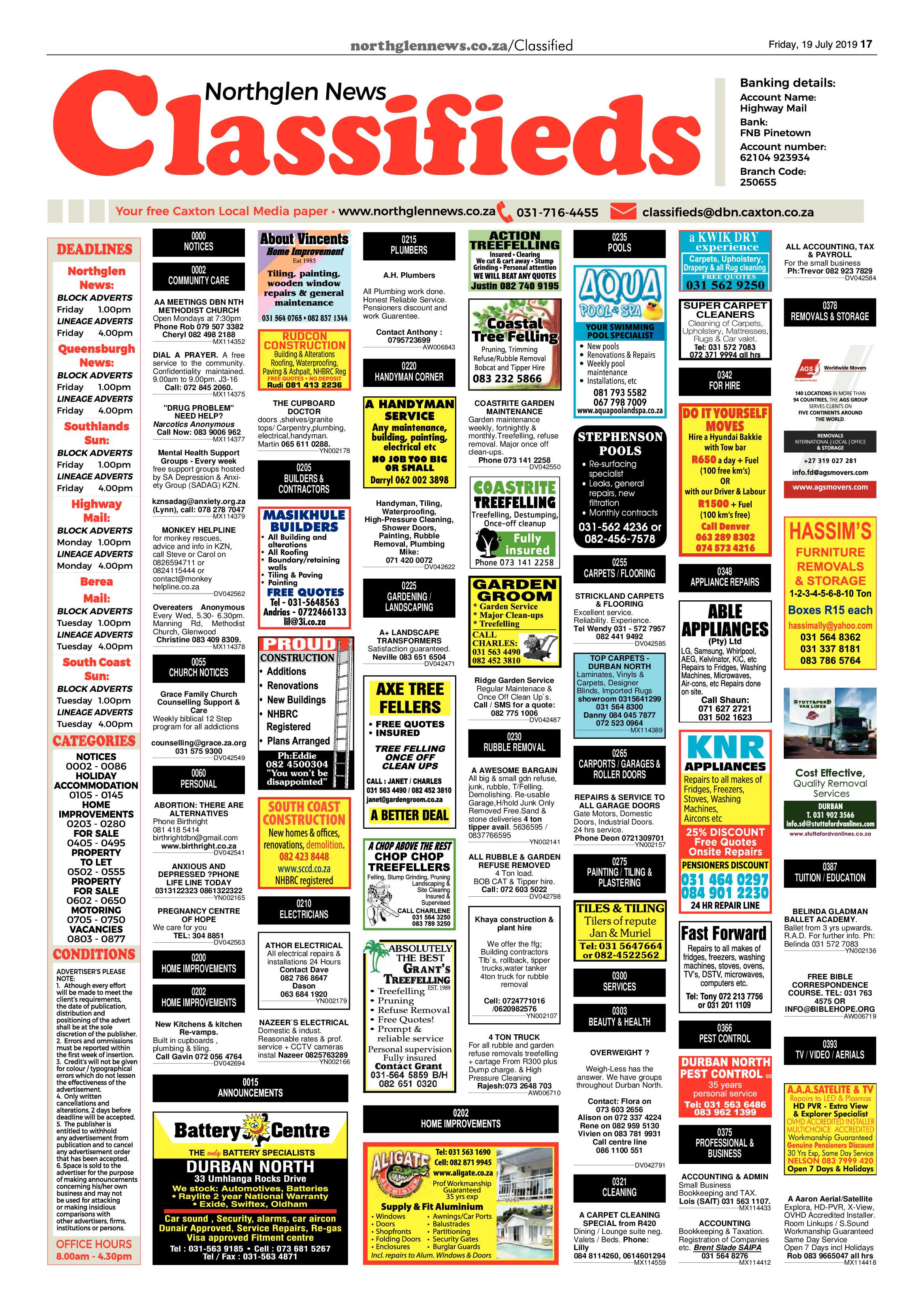 Northglen News 19 July 2019 page 17