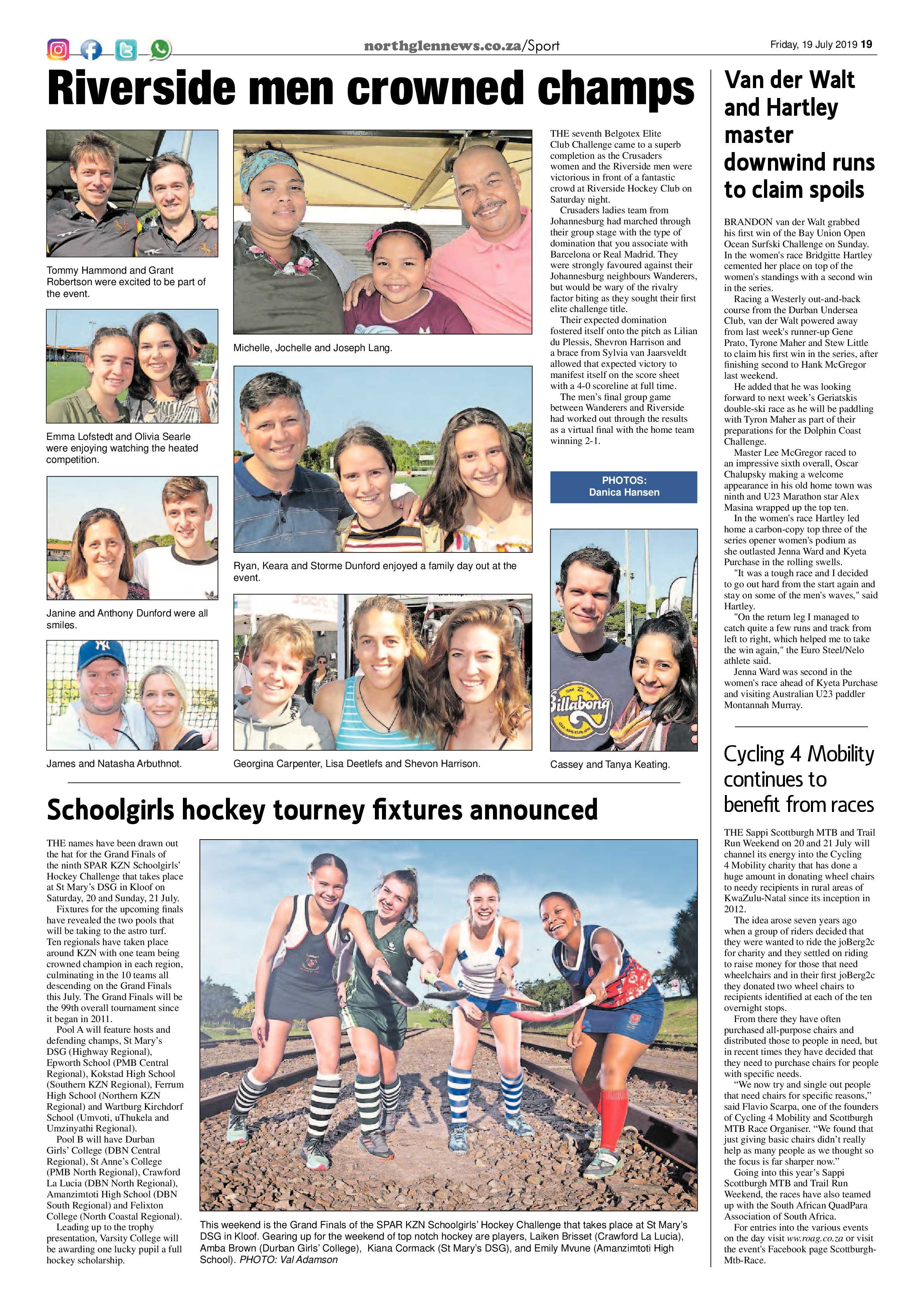 Northglen News 19 July 2019 page 19