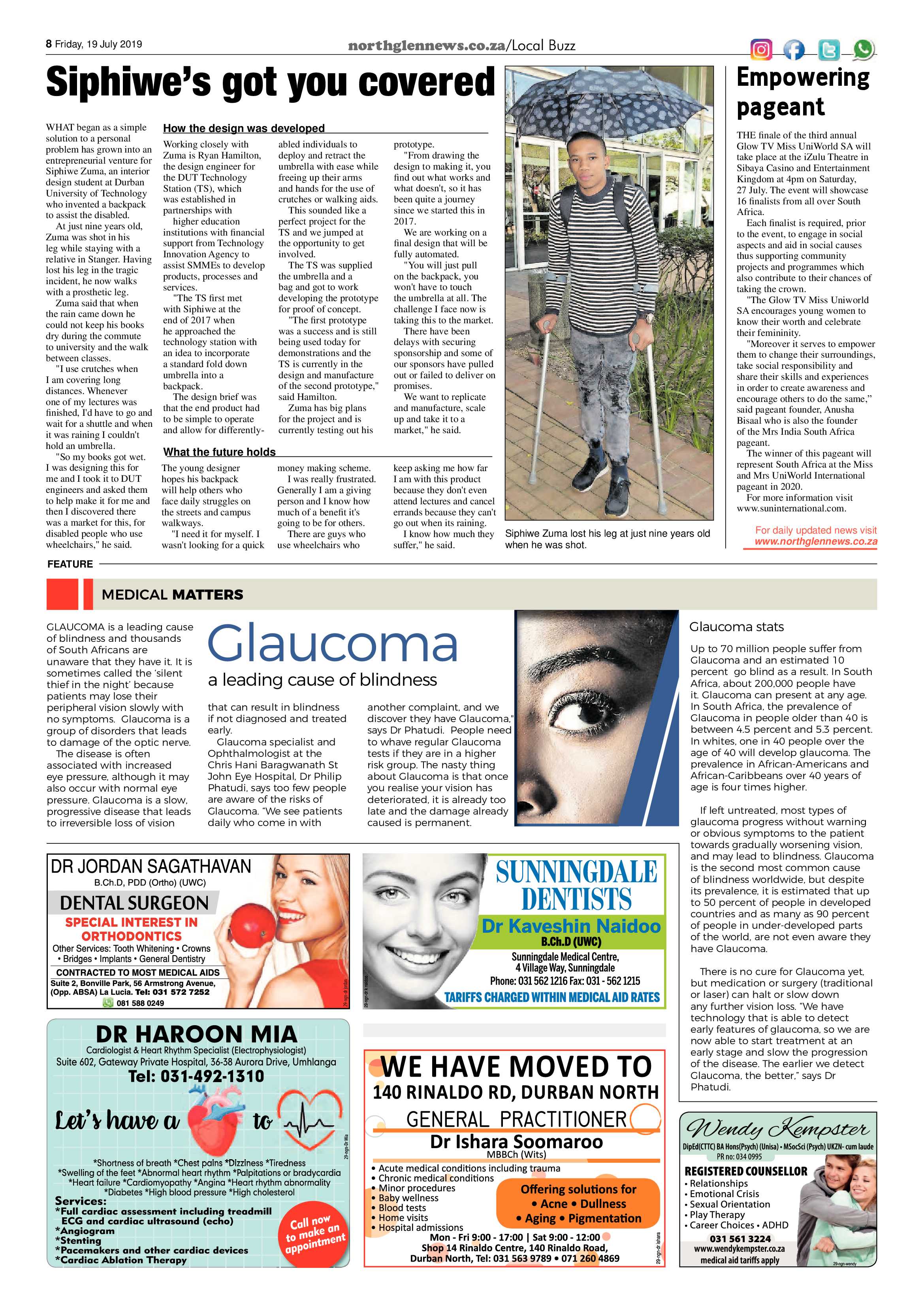 Northglen News 19 July 2019 page 8