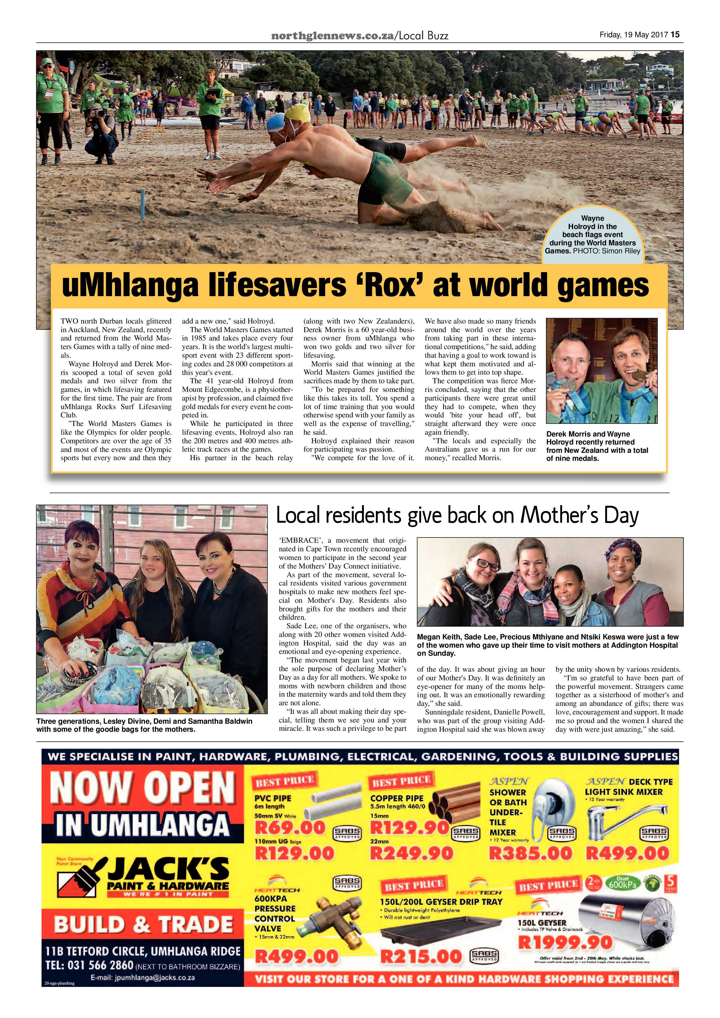 Northglen News 19 May 2017 page 15