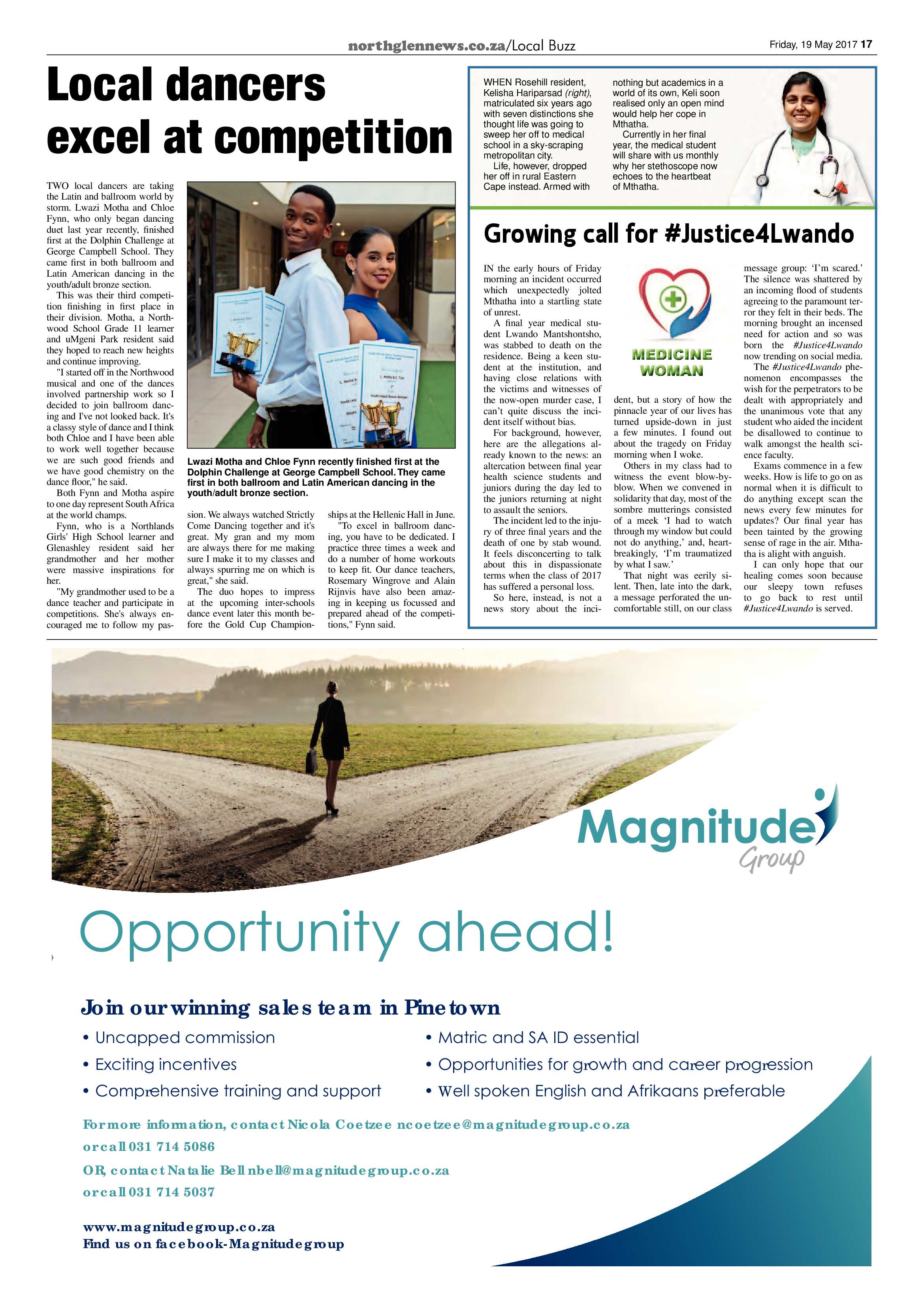 Northglen News 19 May 2017 page 17