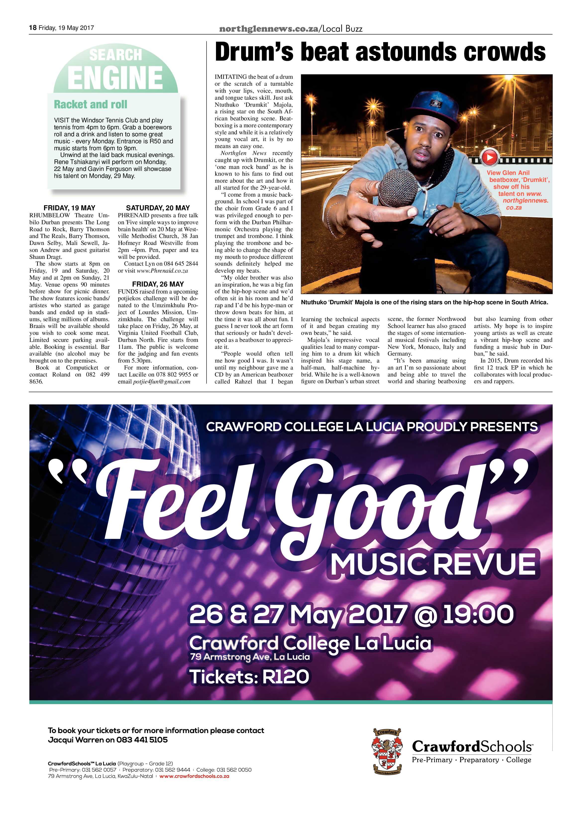 Northglen News 19 May 2017 page 18
