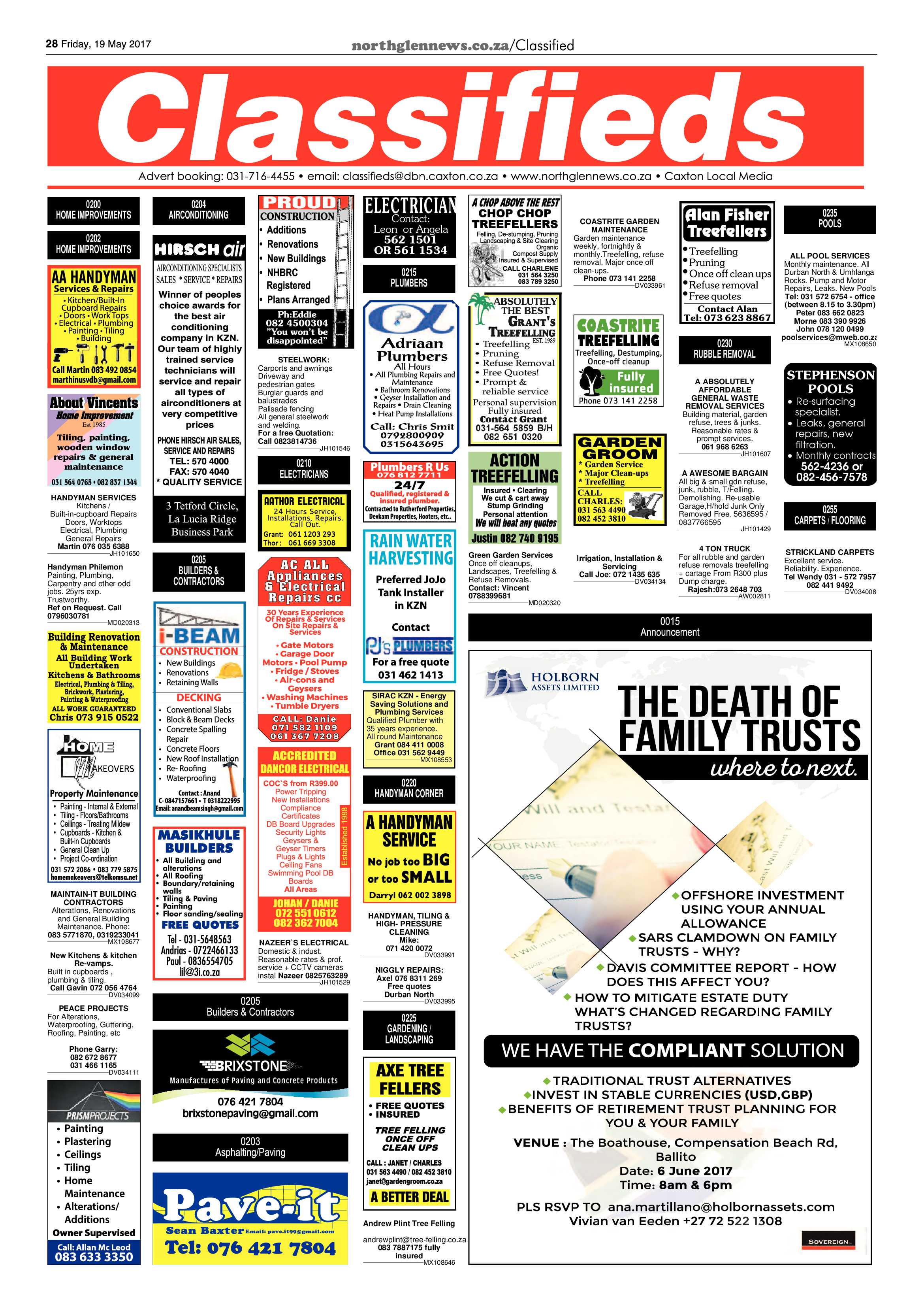 Northglen News 19 May 2017 page 28