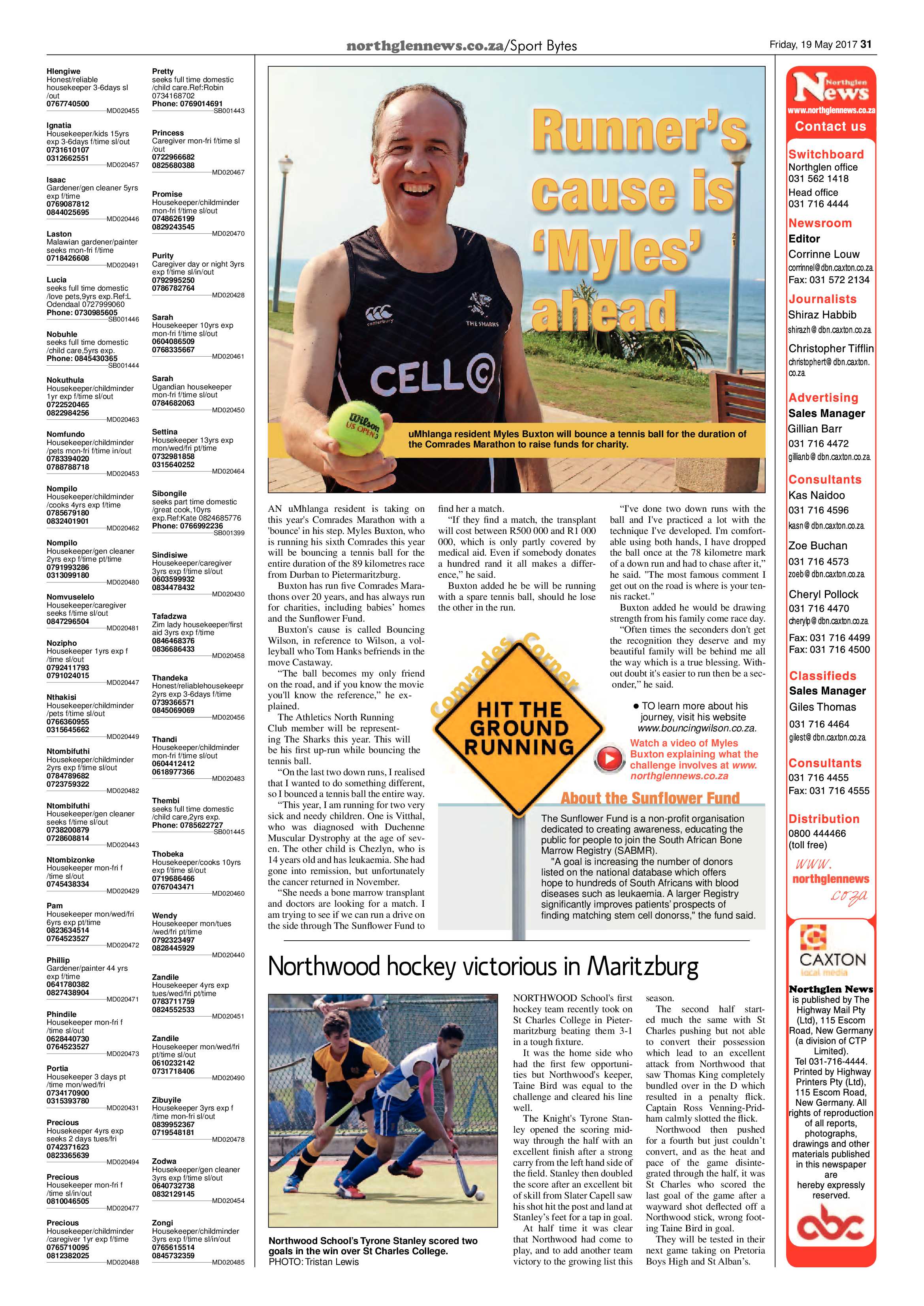 Northglen News 19 May 2017 page 31