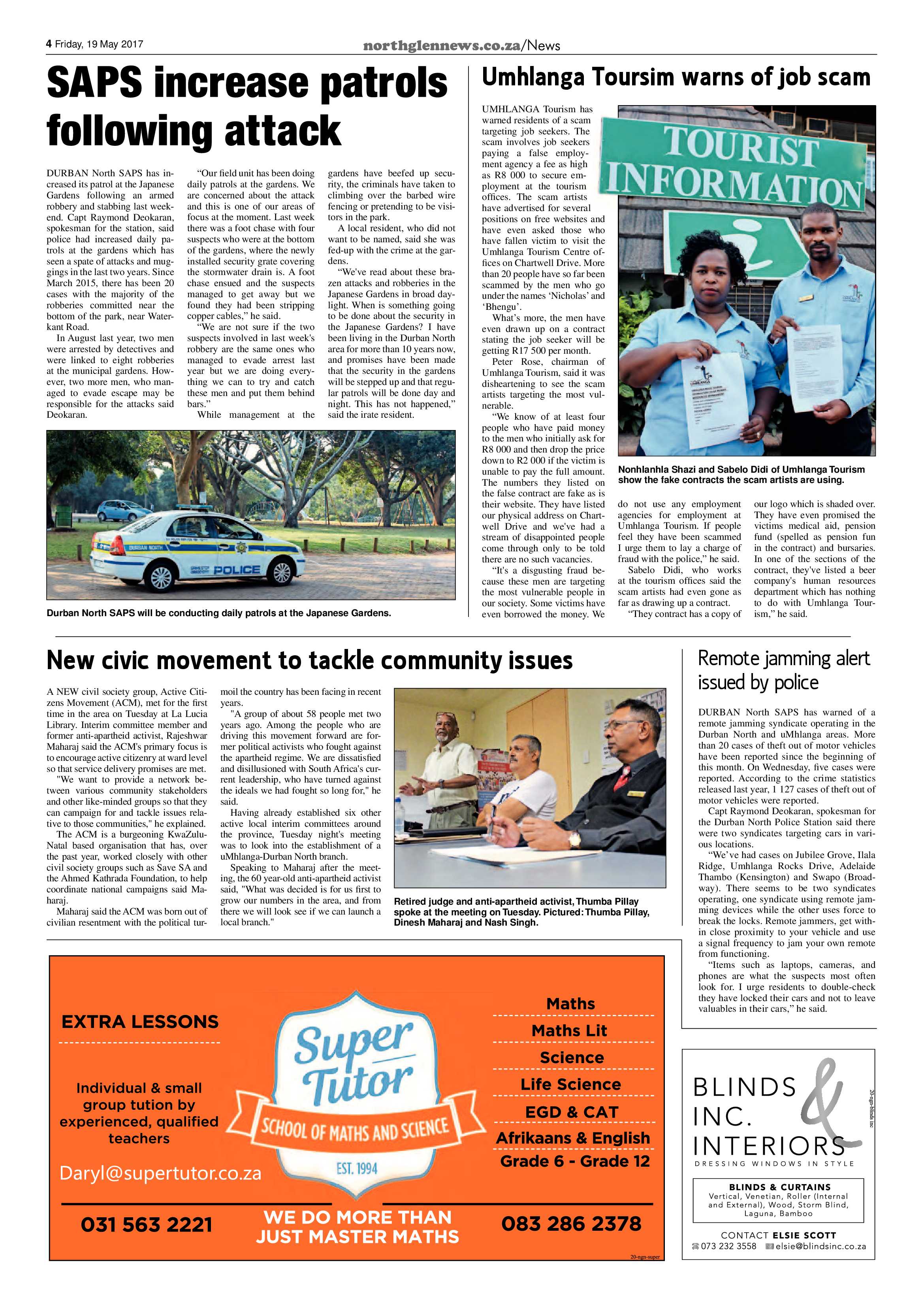 Northglen News 19 May 2017 page 4