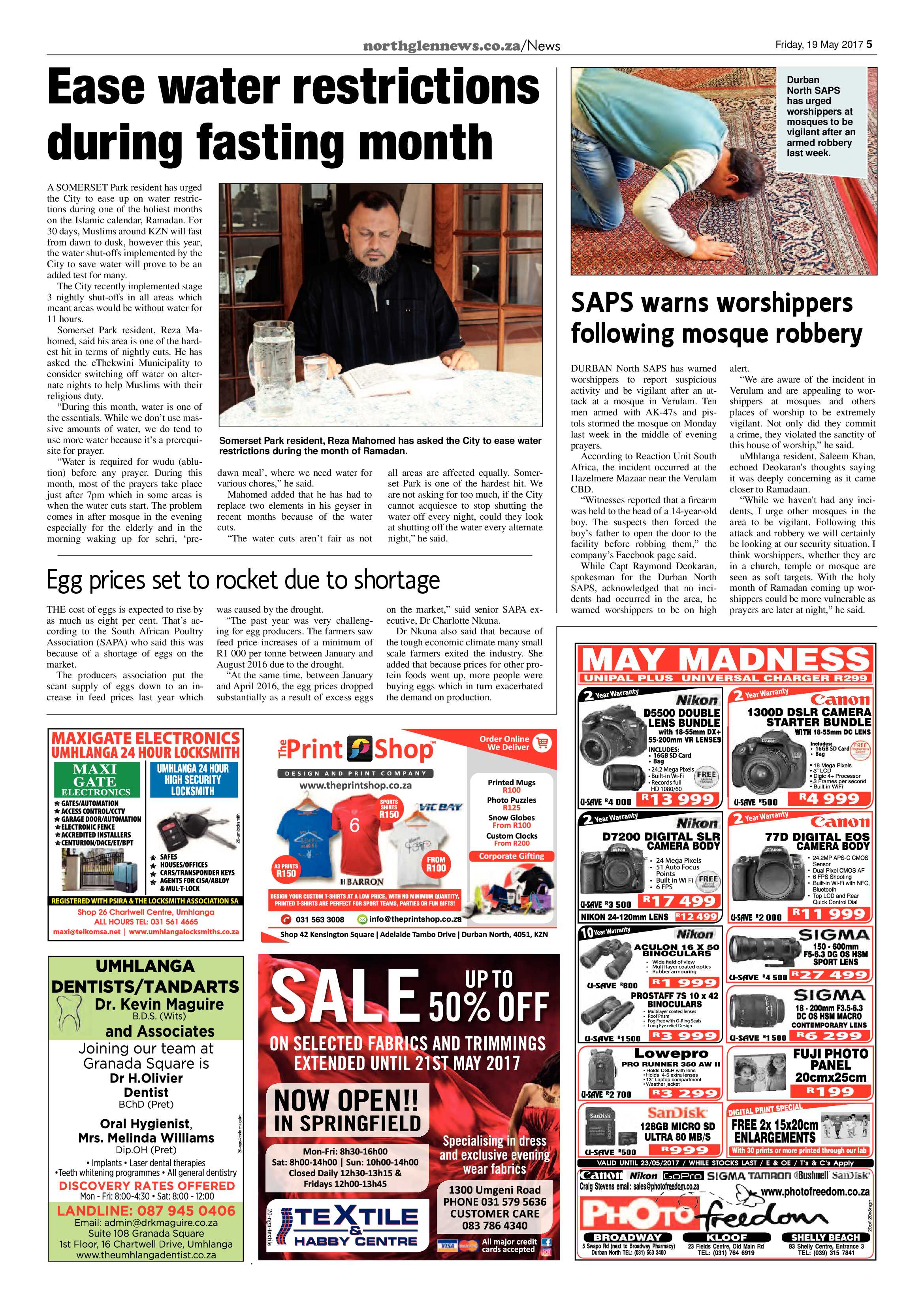 Northglen News 19 May 2017 page 5