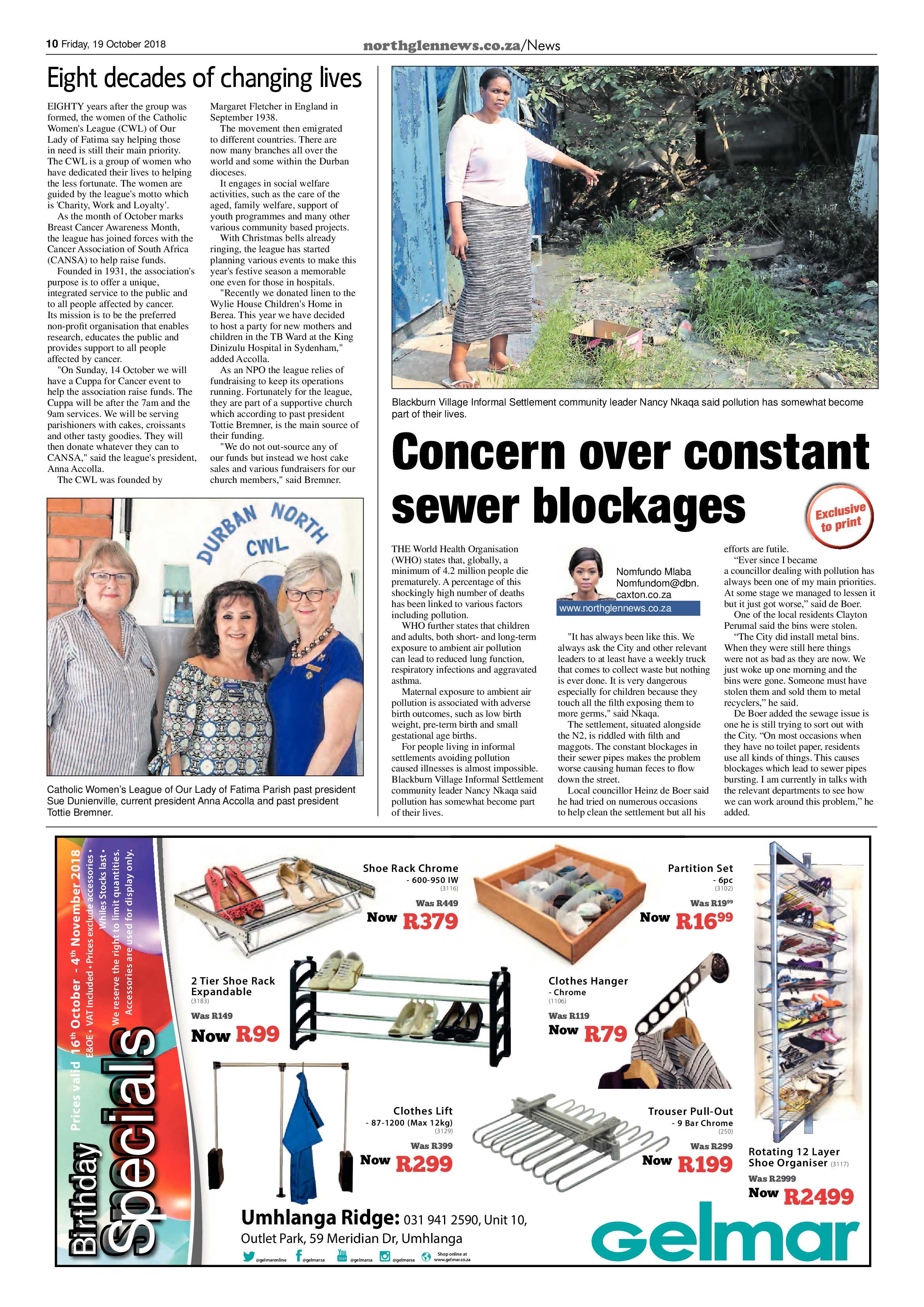 Northglen News 19 October 2018 page 10