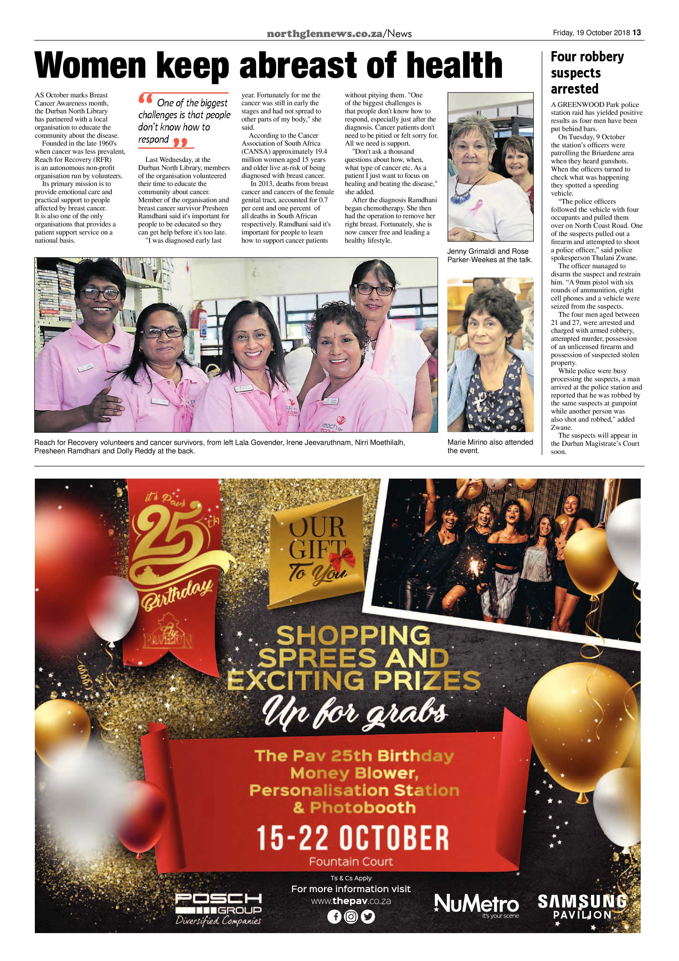 Northglen News 19 October 2018 page 13