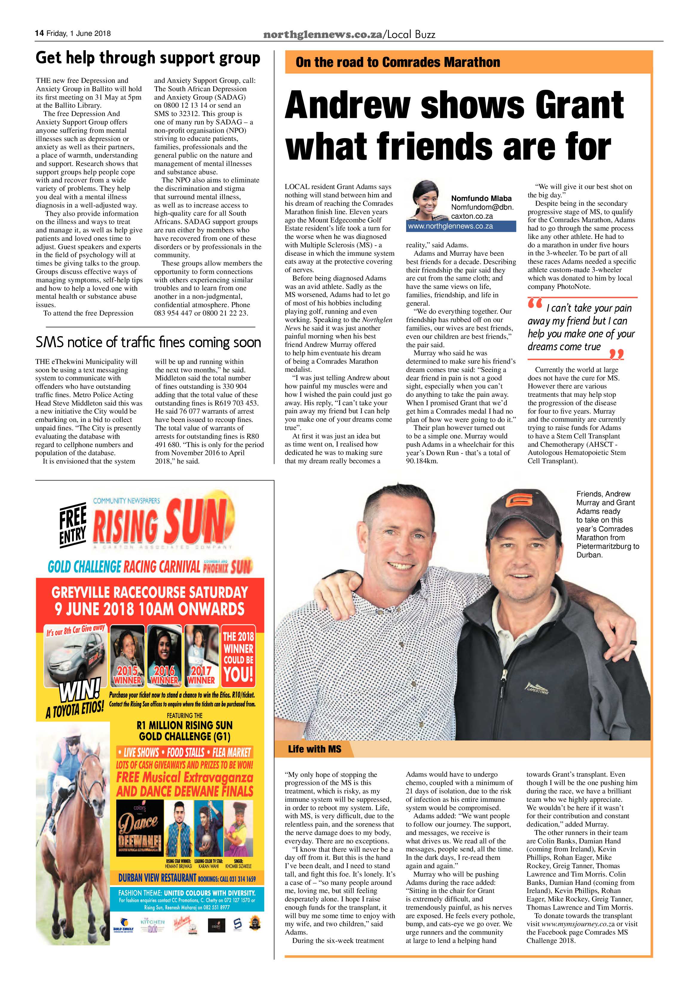 Northglen News 1 June 2018 page 14