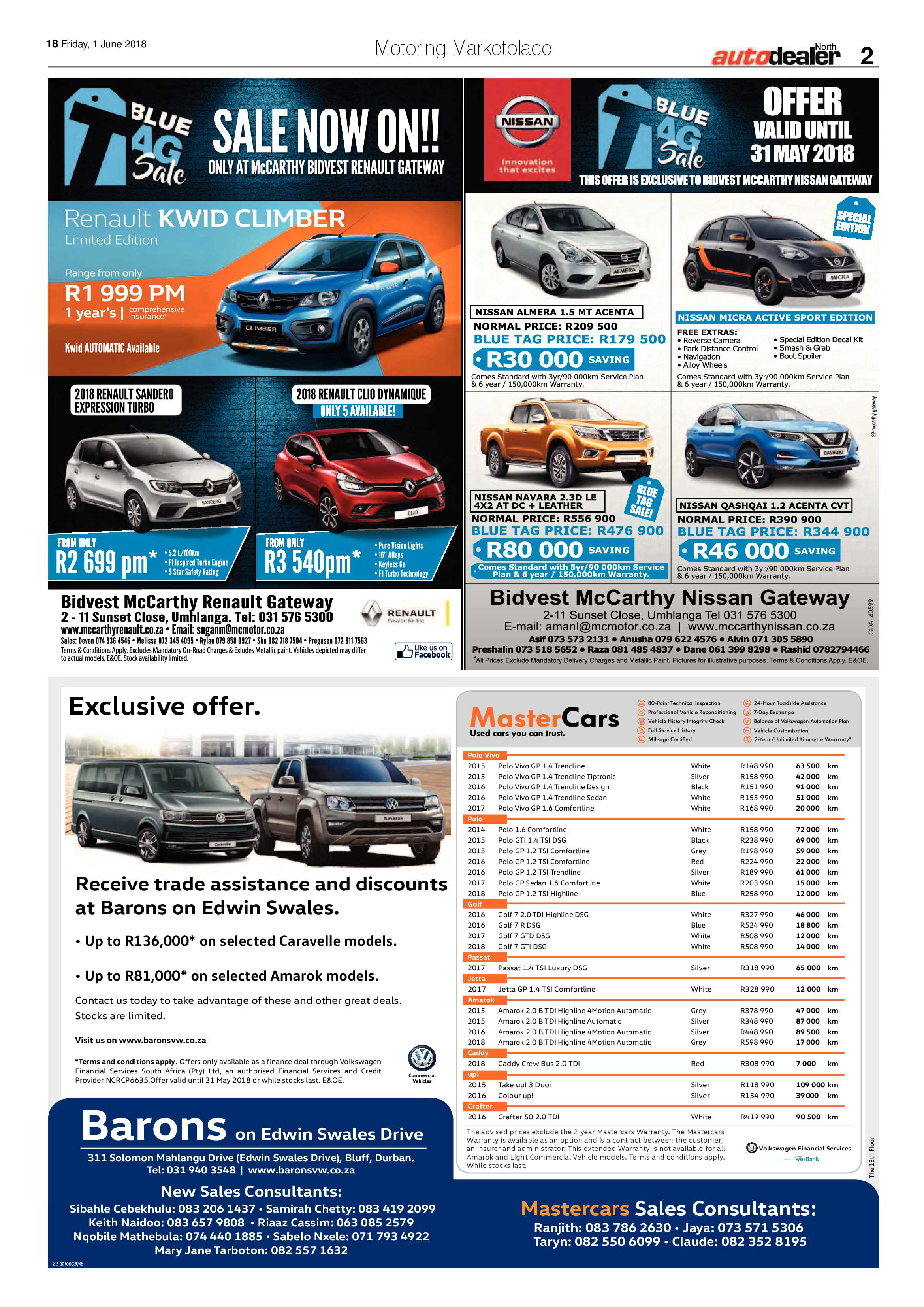 Northglen News 1 June 2018 page 18