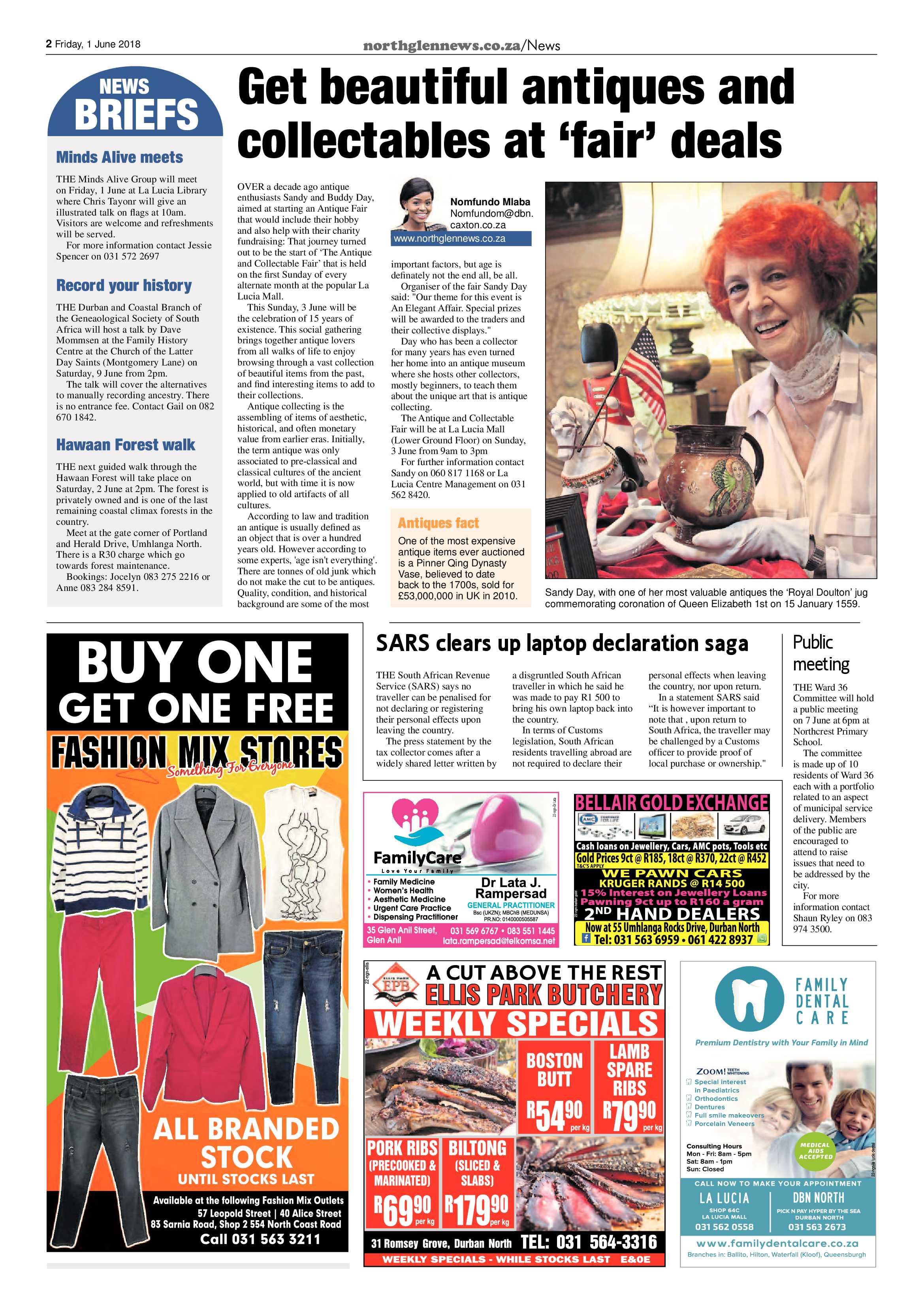 Northglen News 1 June 2018 page 2