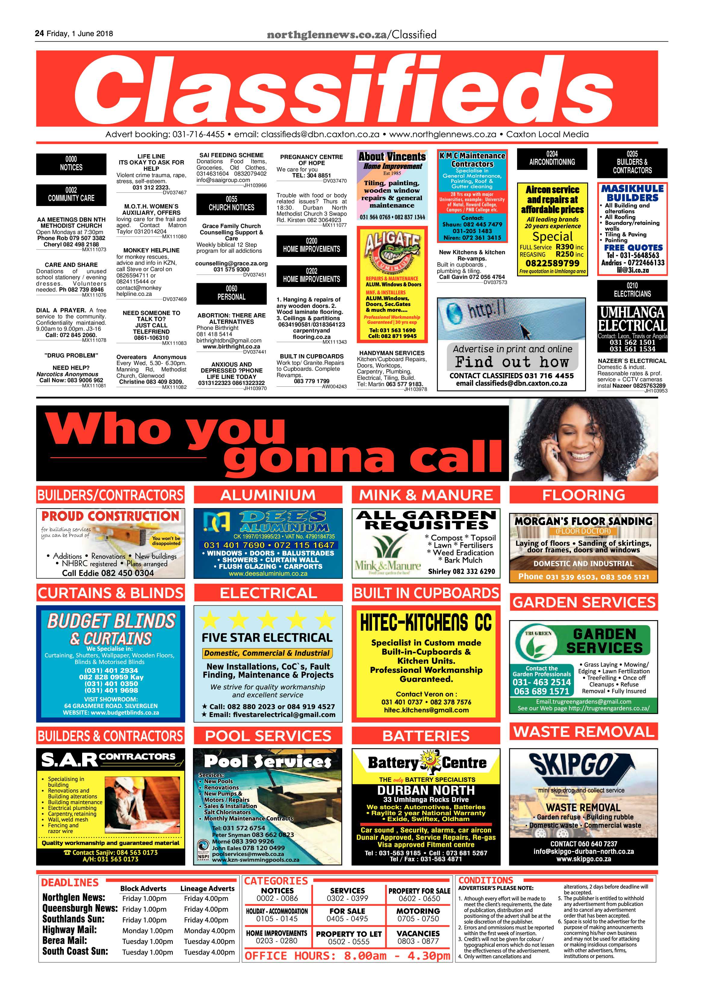 Northglen News 1 June 2018 page 24