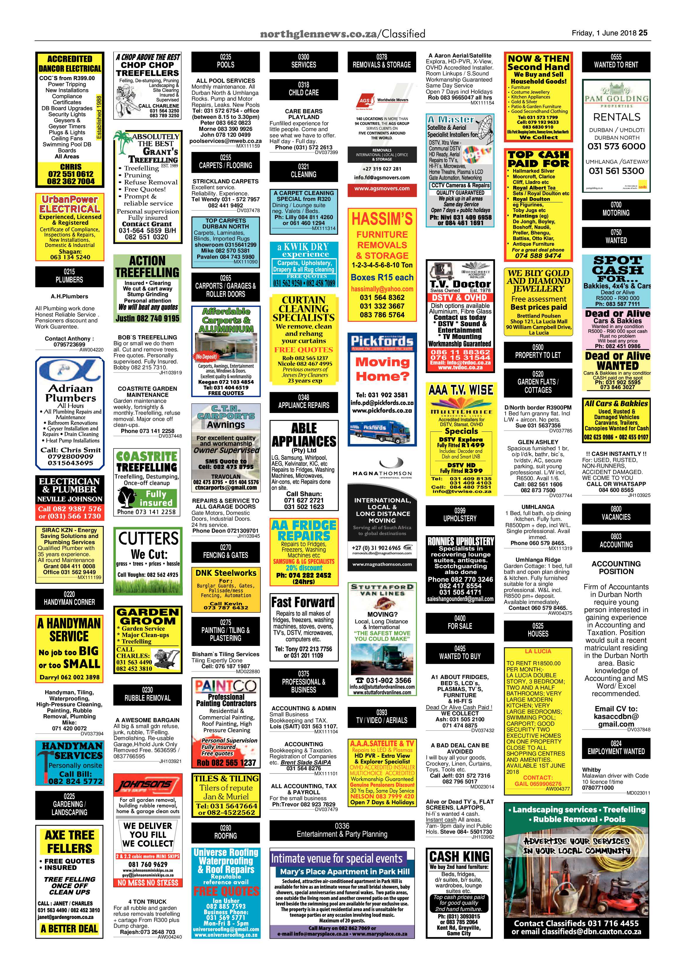 Northglen News 1 June 2018 page 25