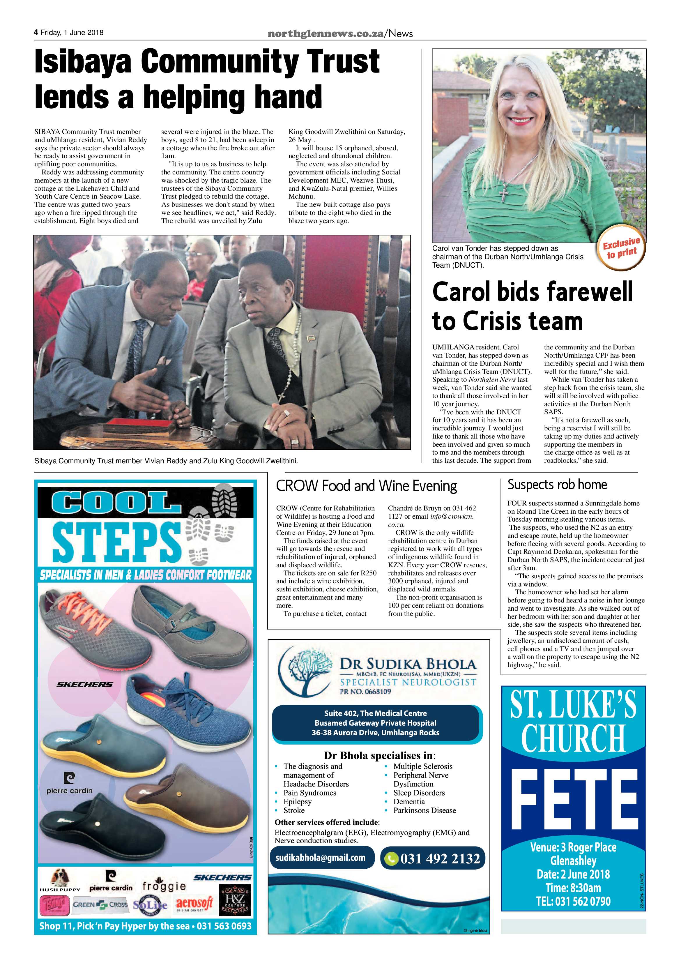 Northglen News 1 June 2018 page 4