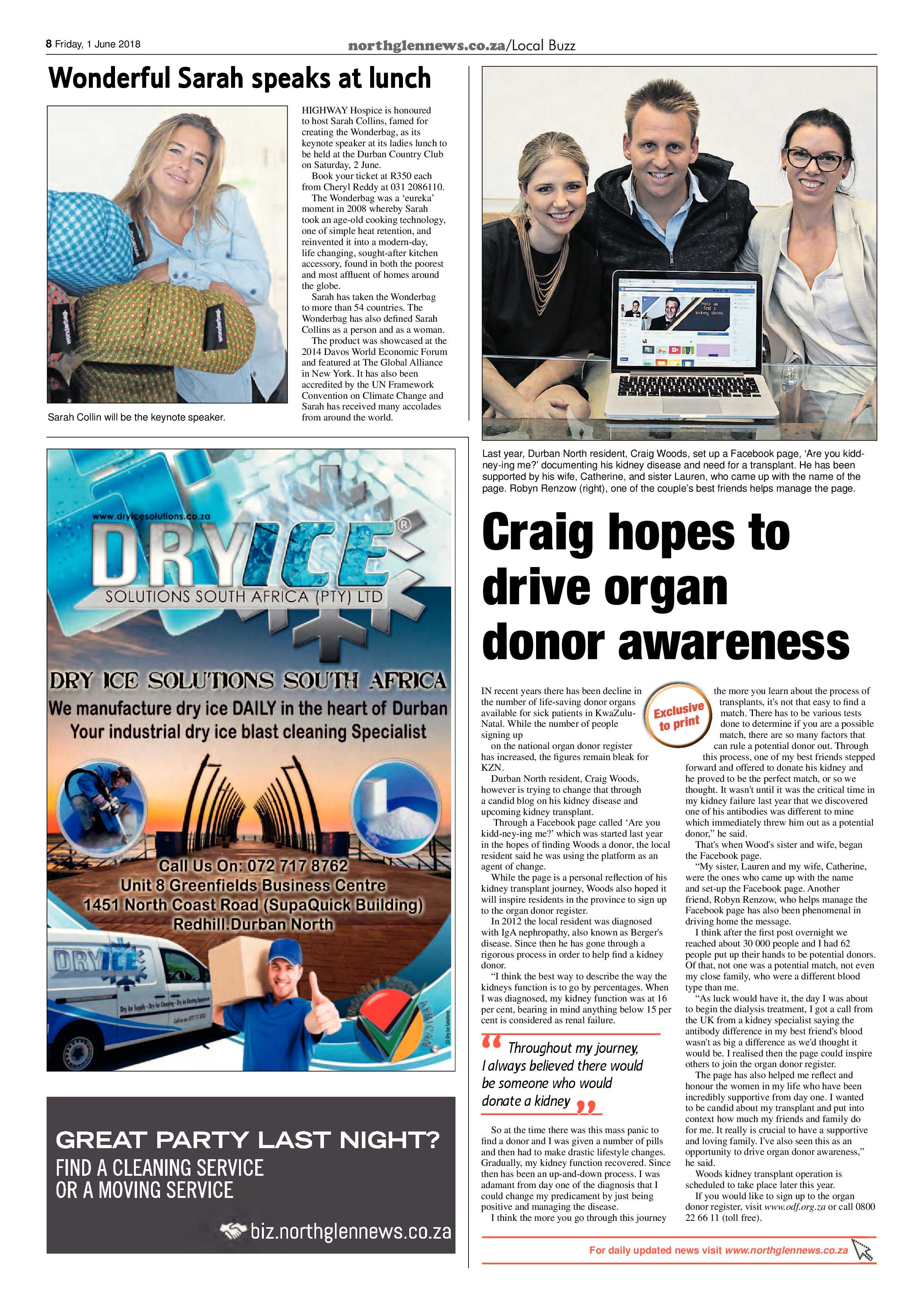 Northglen News 1 June 2018 page 8