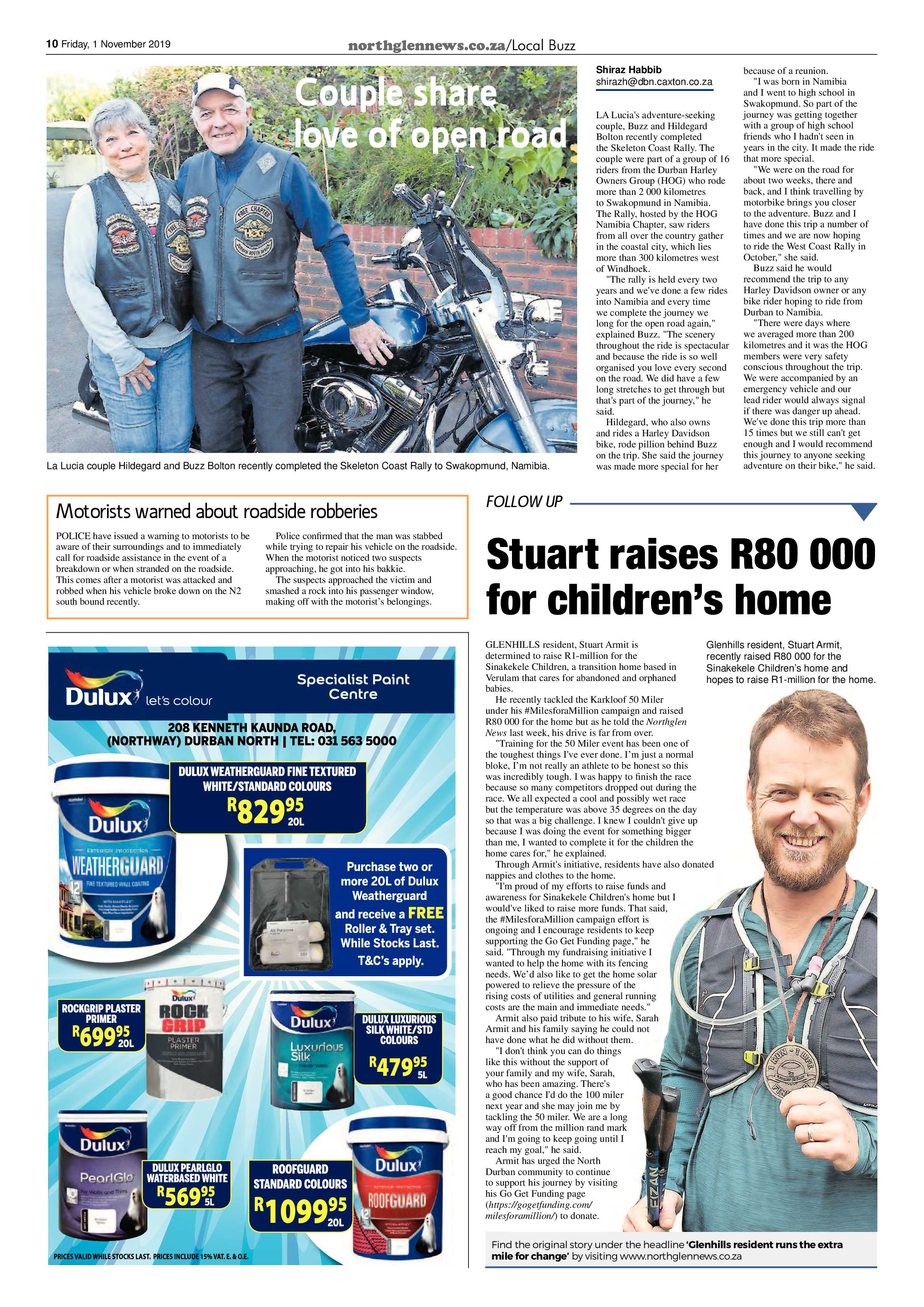 Northglen News 1 November 2019 page 10
