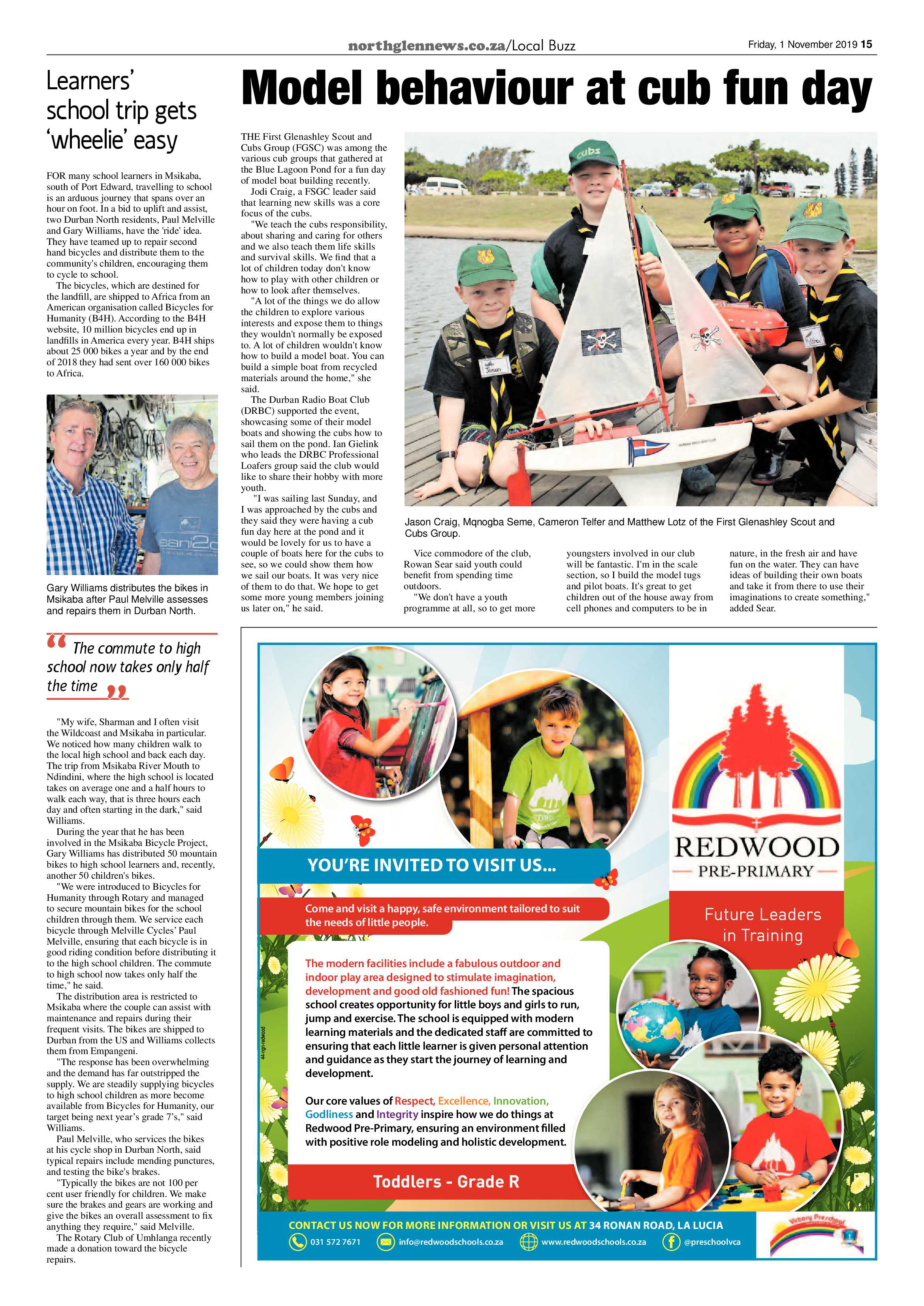 Northglen News 1 November 2019 page 15