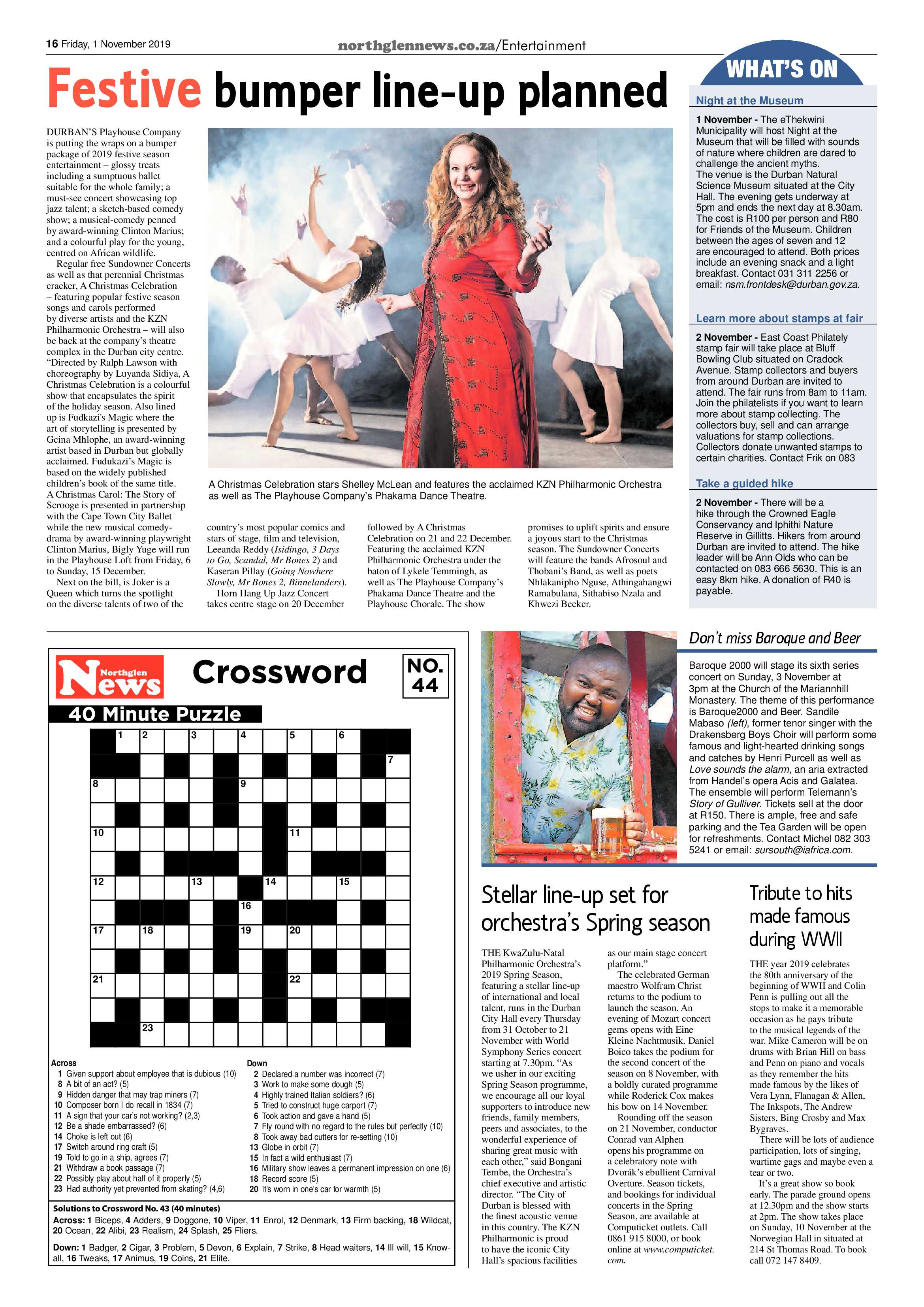Northglen News 1 November 2019 page 16