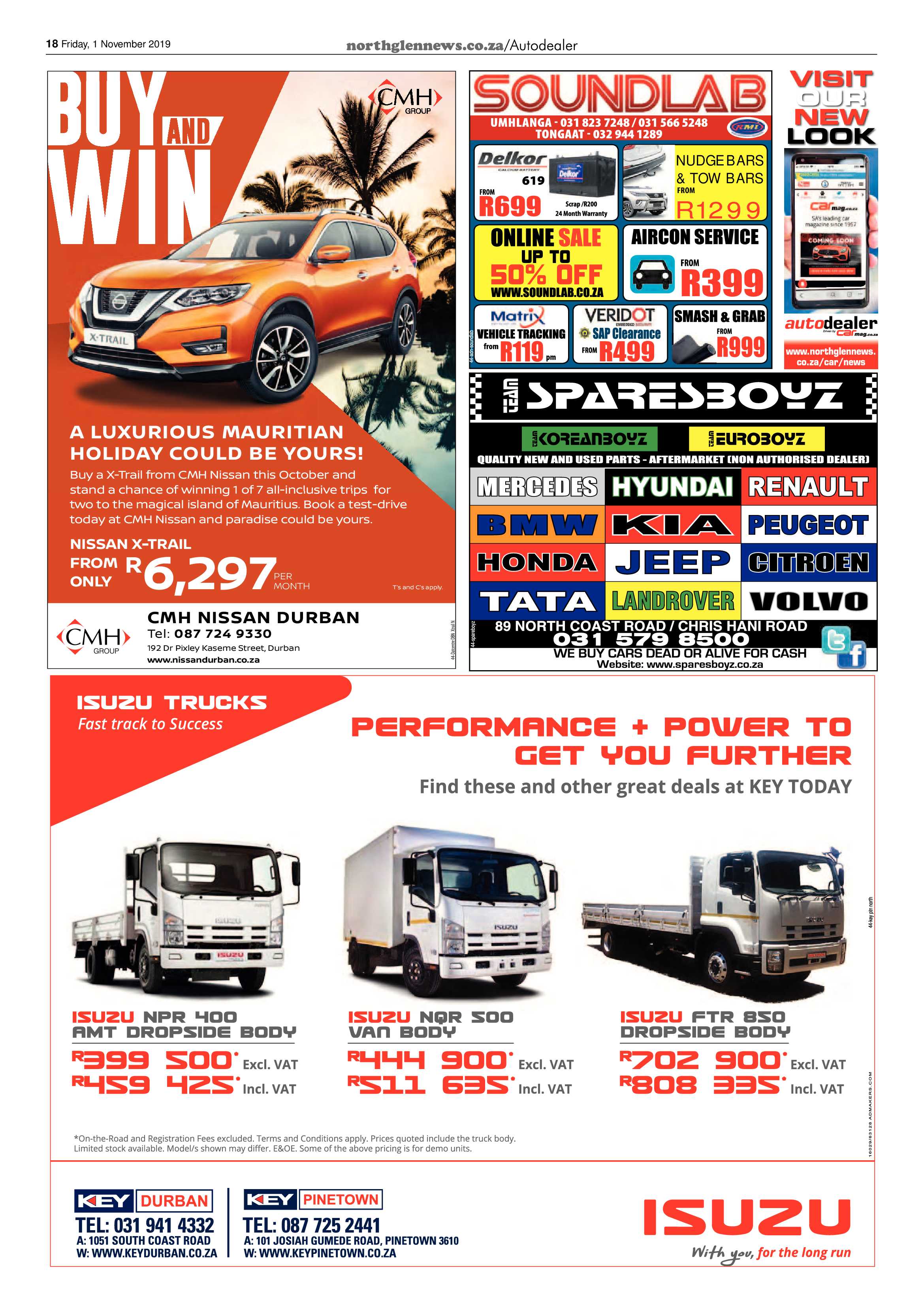 Northglen News 1 November 2019 page 18