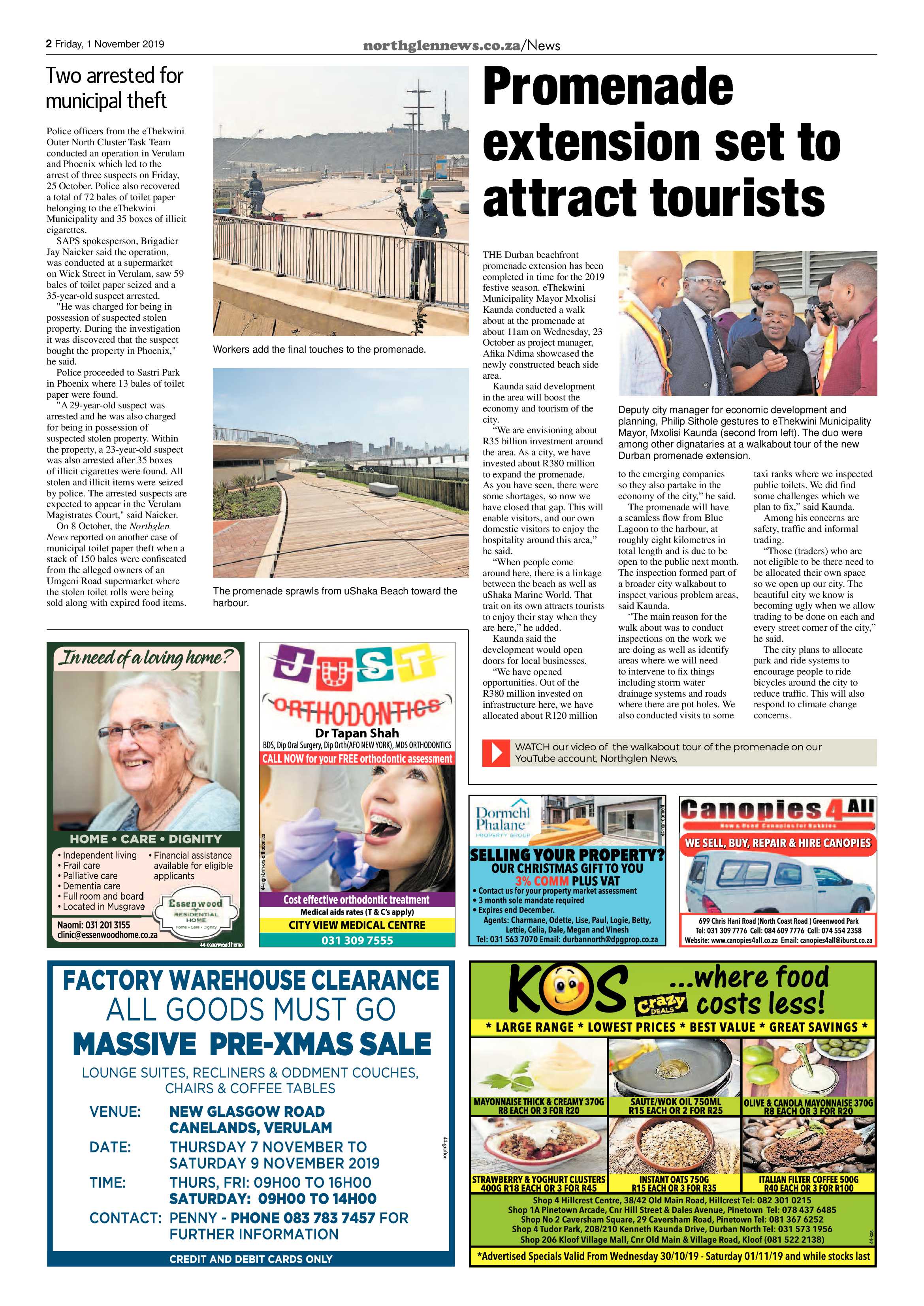 Northglen News 1 November 2019 page 2