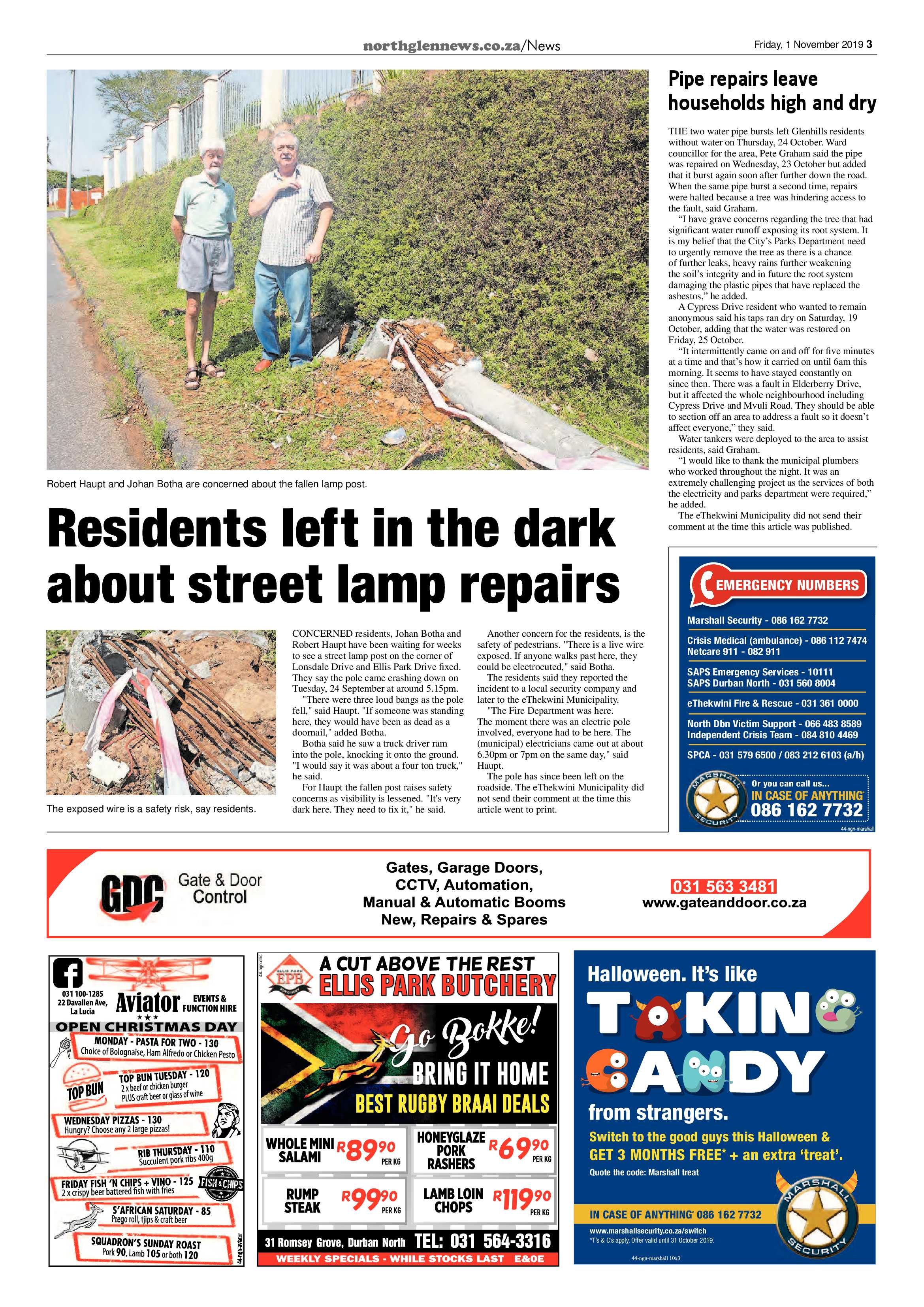 Northglen News 1 November 2019 page 3